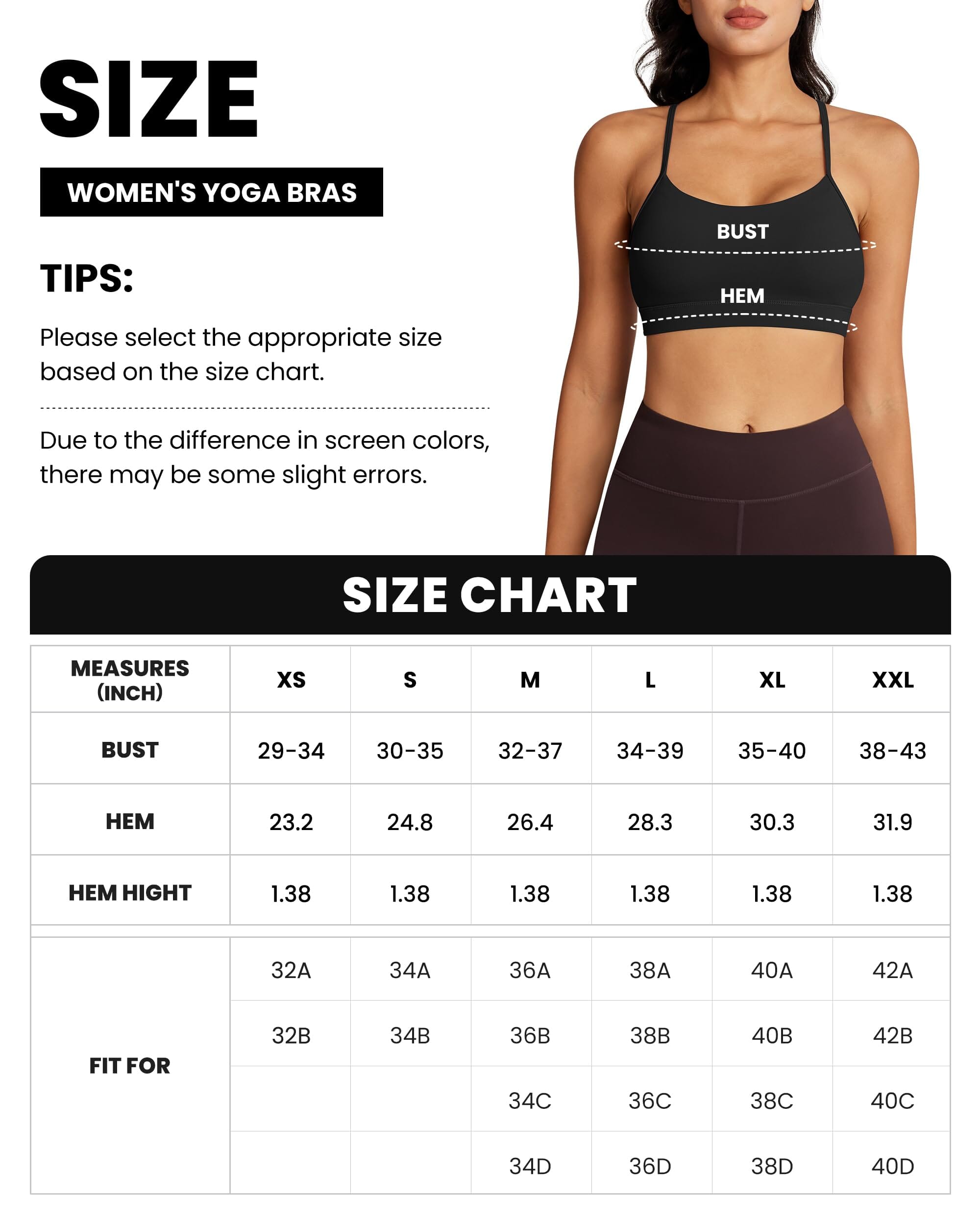 High Support Y-Back Sports Bras for Women - Comfortable Workout & Yoga Bras - Perfect for Running, Gym & Activewear