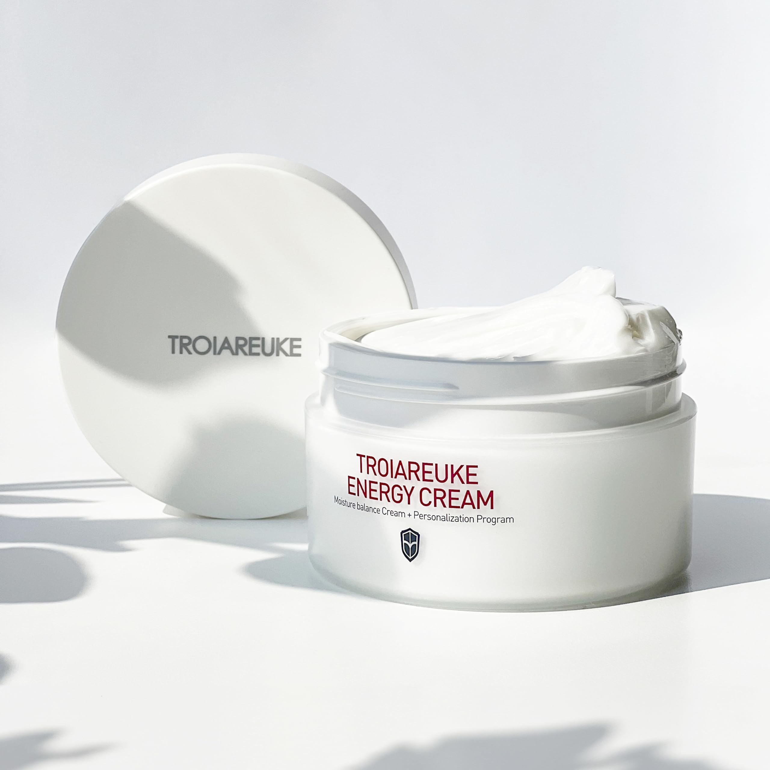 TROIAREUKE Energy Cream - Deep Nourishing Facial Moisturizer with Bifida, Galactomyces & Peptides | Korean Night Cream for Dry, Dehydrated & Combination Skin | Perfect for Nighttime Skincare Routine & Anti-Aging Care