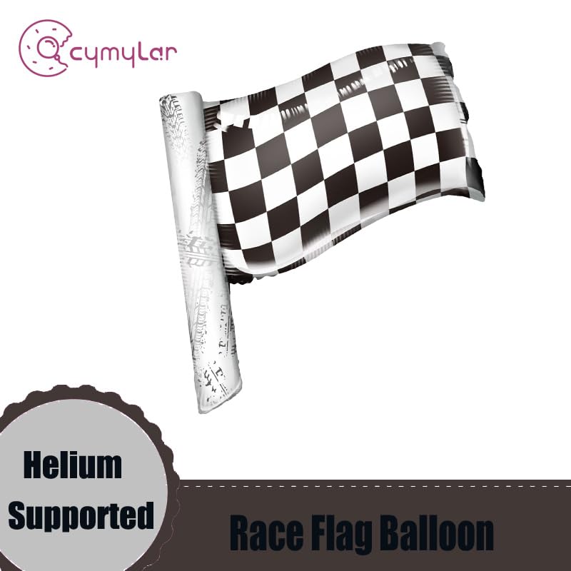 Hot Race Car Balloons 6Pcs - Car Themed Birthday Party Decorations for Boys, Kids Race Car Party Supplies - Perfect for Birthday Decor, Baby Showers & Themed Celebrations