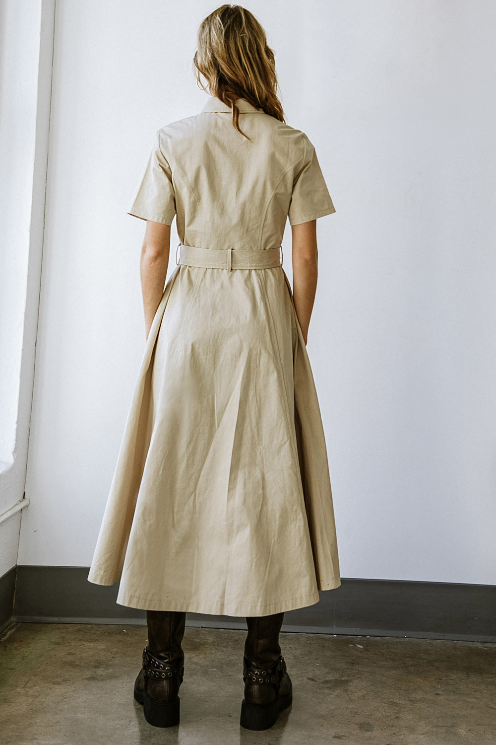Lucky Me Button Down Dress for Women - Stylish Casual & Office Wear - Perfect for Work, Dates, and Everyday Outfits
