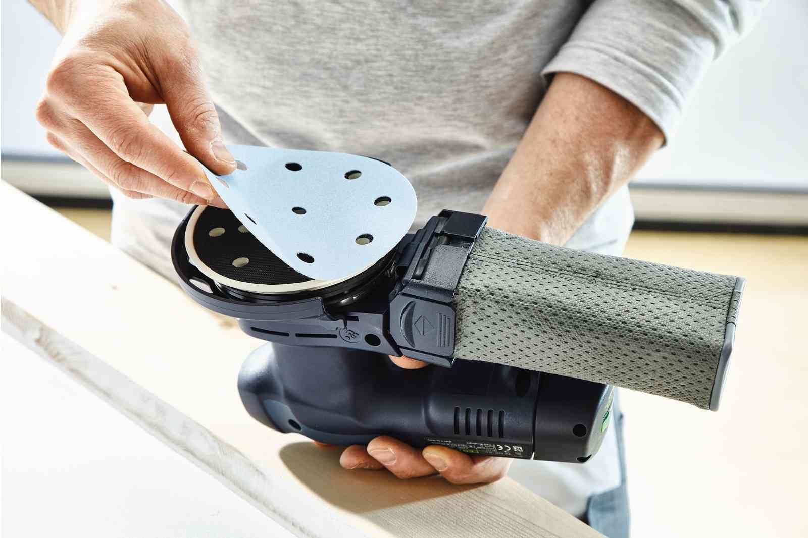 Festool 576822 5-Inch Cordless Random Orbit Sander ETSC 125-Basic - Professional Woodworking Tool for Sanding & Finishing | Perfect for DIY Projects, Furniture Refinishing & Smoothing Wood Surfaces