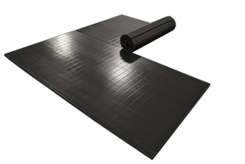 12' x 12' x 1.58 Inch Ultra Shock Roll Up Wrestling Mat - Quick Shipping | Practice, Training & Competition Mat for Home Gyms, Martial Arts & Schools