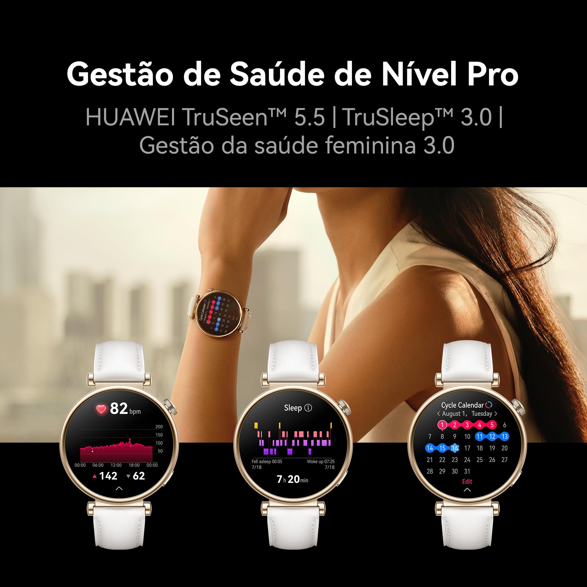 HUAWEI Watch GT 4 41mm Smartwatch - 7-Day Battery Life, Scientific Calorie Tracking, Heart Rate & Arrhythmia Monitoring, iOS/Android Compatible (White) | Perfect for Fitness, Workouts & Daily Health Tracking