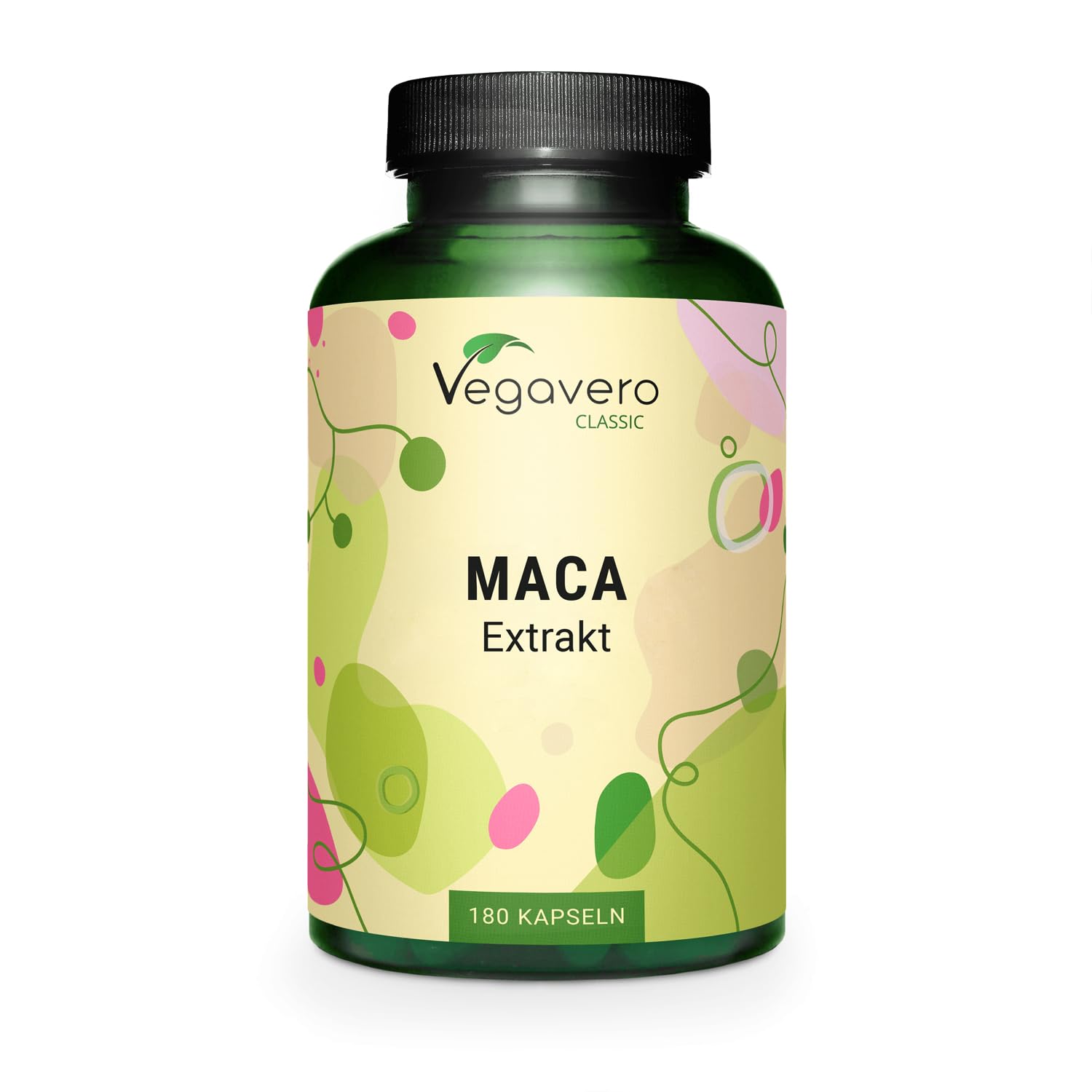 Vegavero® Peruvian Maca Root Supplement | 180 Vegan Capsules | 6 Month Supply | 0.2% Macamides & Macaenes | Energy, Stamina & Hormonal Balance Support for Men & Women | Perfect for Workout Recovery & Stress Relief