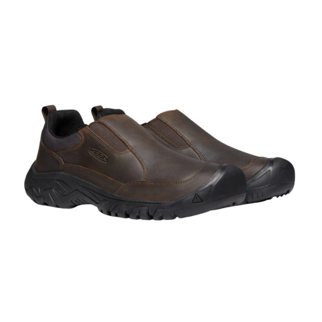 Men's Targhee III Slip On Hiking Shoes - Dark Earth Color, Regular Width for Outdoor Adventures & Casual Wear