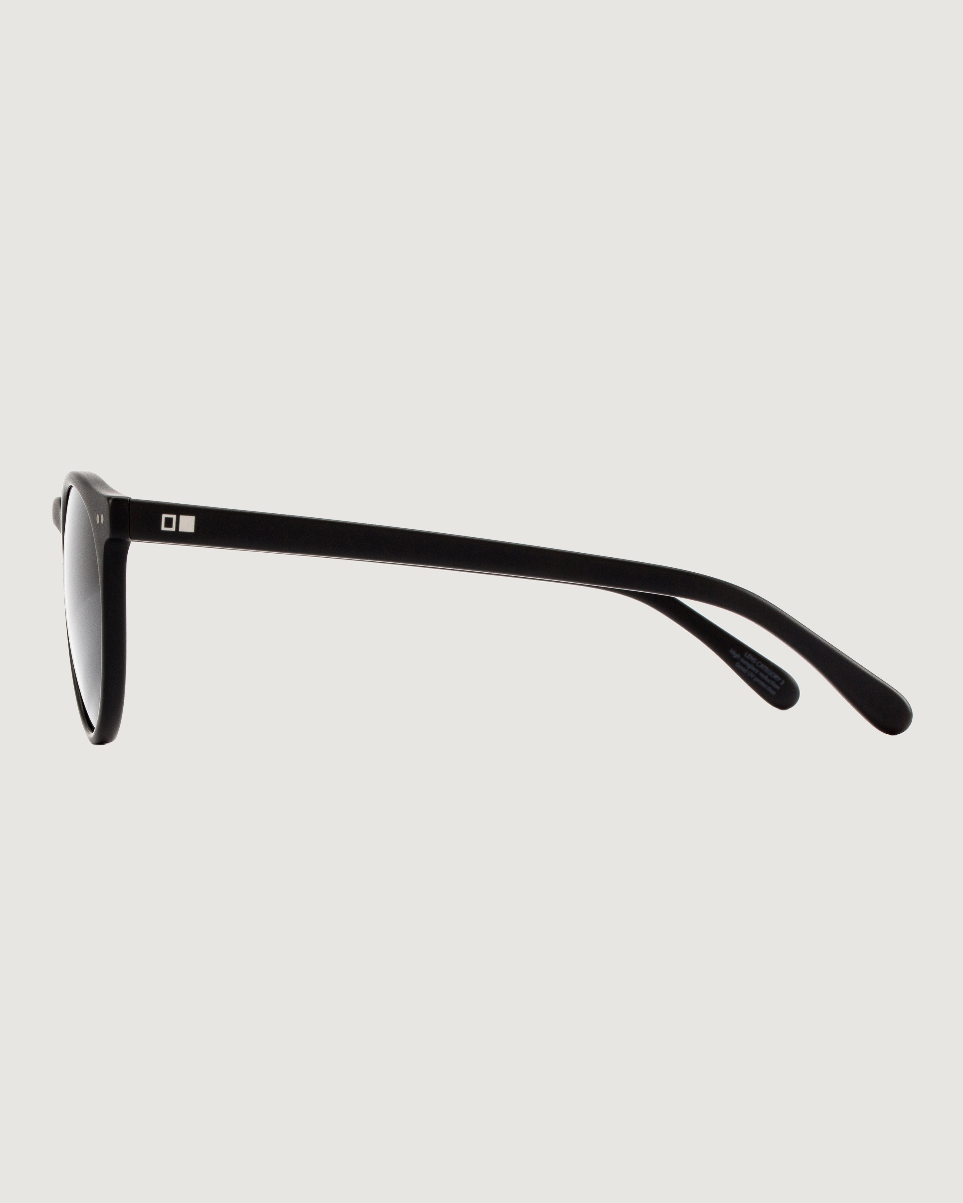 OTIS Omar Sunglasses - Eco-Friendly Matte Black/Grey Polarized Lenses - UV Protection for Men & Women - Perfect for Driving, Beach & Outdoor Activities