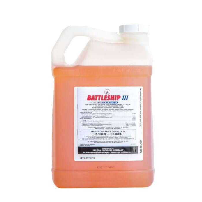 Battleship III Herbicide | Effective Weed Killer for Lawns, Gardens & Agricultural Use | Controls Broadleaf & Grassy Weeds | Ideal for Homeowners & Farmers