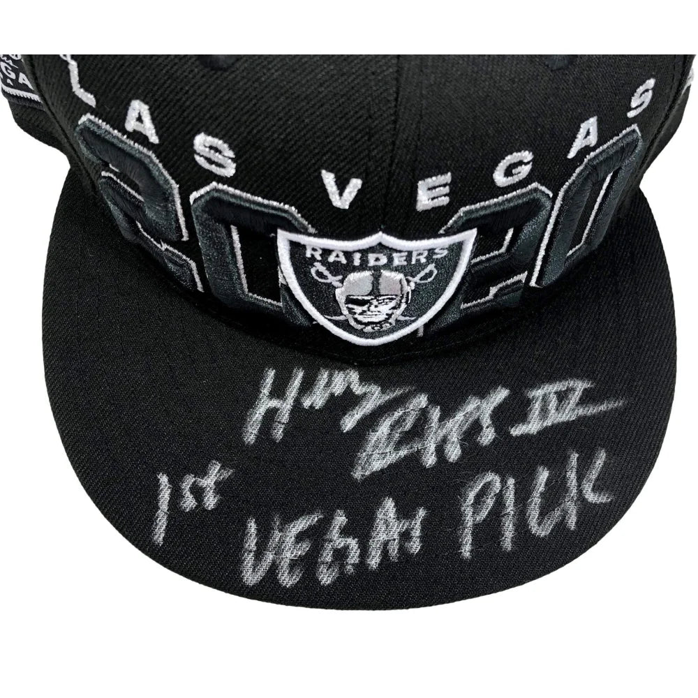 Henry Ruggs Signed 2020 Las Vegas Raiders Draft Hat with JSA COA - Authentic Autographed NFL Football Memorabilia - Perfect for Raiders Fans, Sports Collectors and Game Room Decor