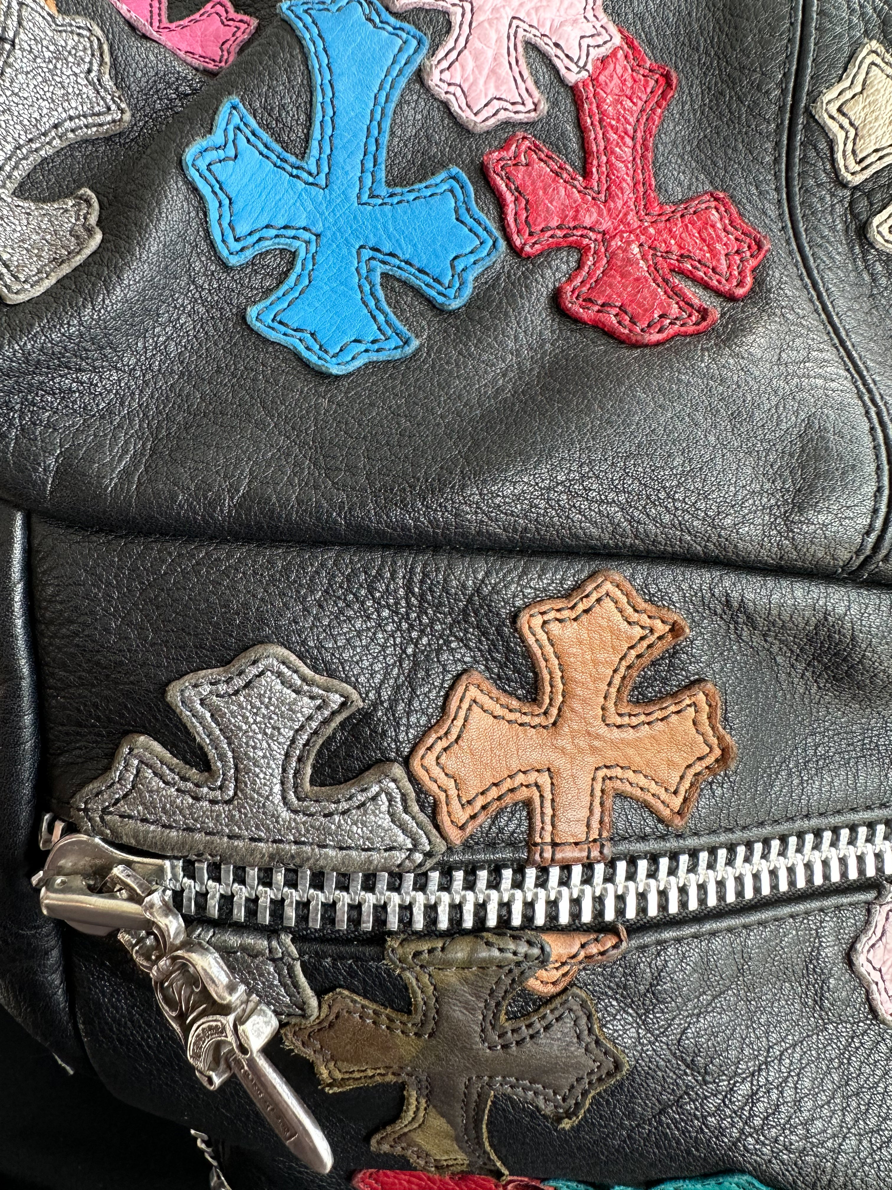Chrome Hearts Black Multicolor XL Snat Pack - Stylish Crossbody Bag for Men & Women | Perfect for Travel, Concerts, and Everyday Use