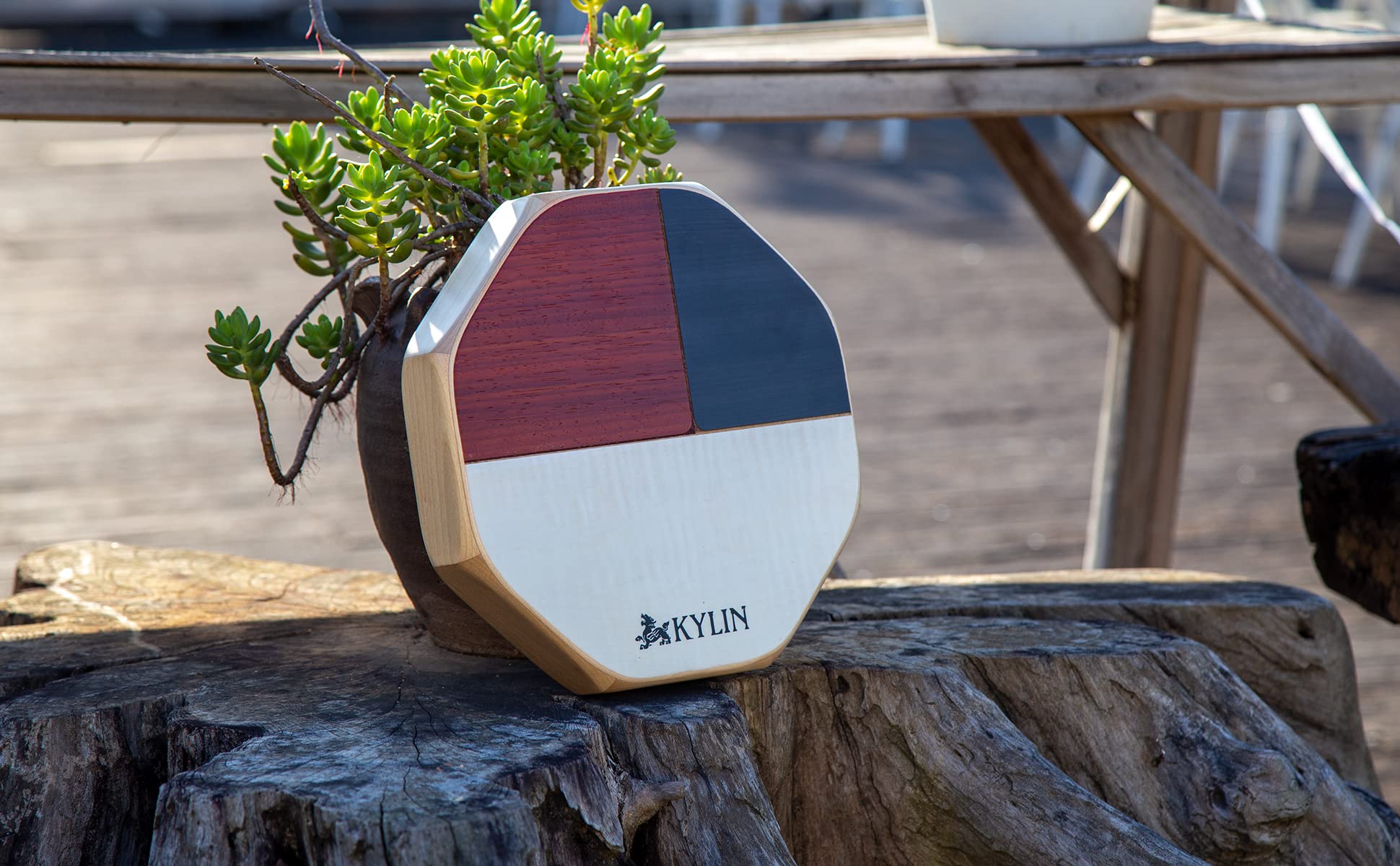 KYLIN Portable Cajon Box Drum - Wooden Percussion Instrument with Internal Guitar Strings, Compact & Lightweight for Travel - Perfect for Live Performances, Studio Recording, and Music Practice