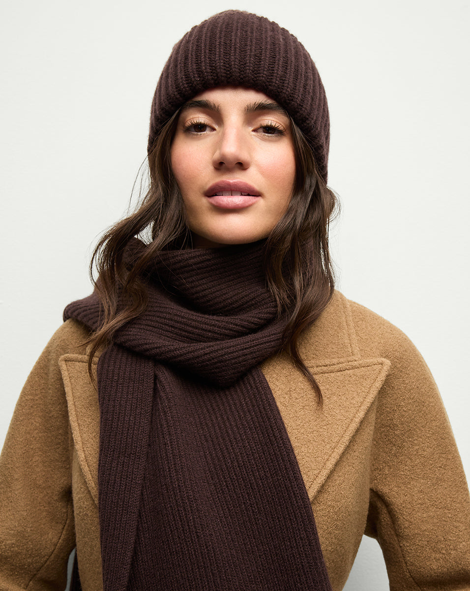 Luxury Cashmere Foldover Beanie for Women & Men - Soft Winter Hat for Cold Weather - Perfect for Skiing, Snowboarding & Outdoor Activities