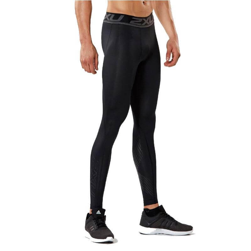 2XU Men's Accelerate Compression Tights - High-Performance Running & Workout Tights for Athletic Training, Cycling & Recovery