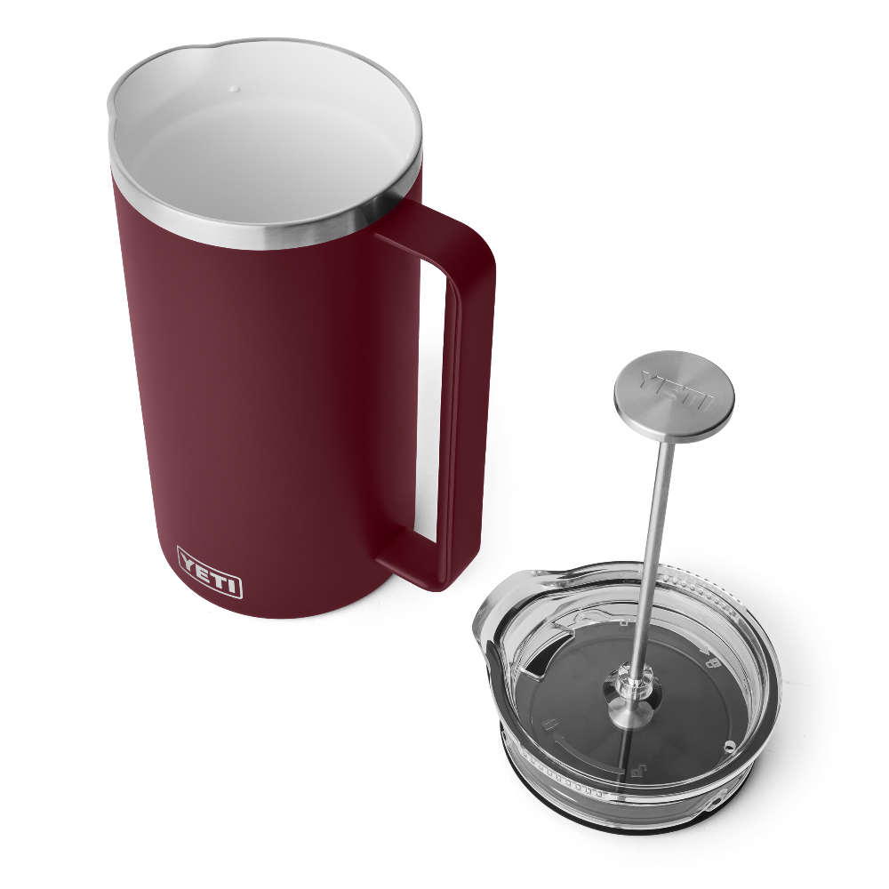 34 oz Stainless Steel French Press Coffee Maker - Insulated & Durable for Hot & Cold Brew - Perfect for Home, Office, Camping & Travel