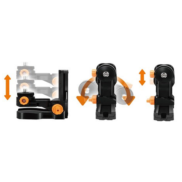 Geo FENNEL MH-1 Multi-Functional Laser Mount for Line & Dot Lasers - Perfect for Construction, Leveling & DIY Projects