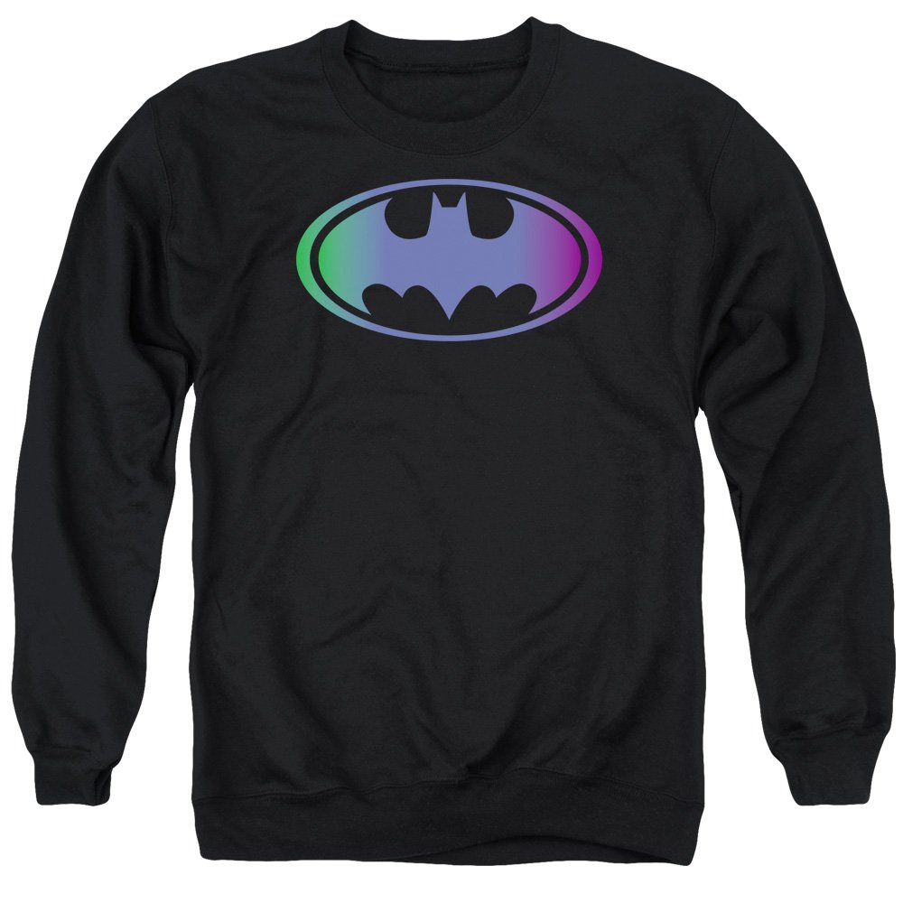 Batman Gradient Bat Logo Unisex Crewneck Sweatshirt for Men & Women - Casual Wear, Cosplay & Superhero Fan Apparel