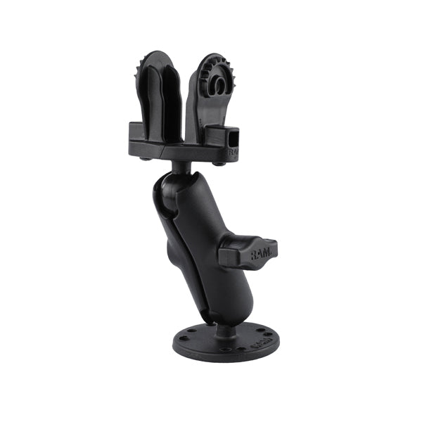 RAM B Size 1 Fishfinder Mount for Lowrance Hook Series - RAM B 101 LO12 - Marine GPS Mounting Bracket for Fishing Boats & Kayaks