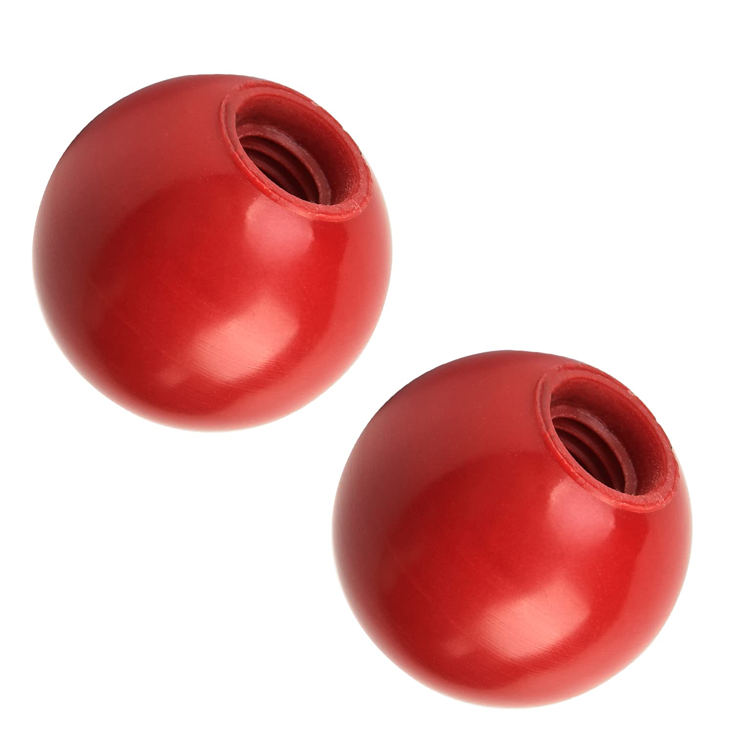 4PCS Black Bakelite Ball Knob M16 Female Thread Handle - 20mm Diameter Thermoset Spherical Knob with Smooth Rim for Lawn Mowers, Exercise Equipment & DIY Projects - Easy Installation, No Twisting Required