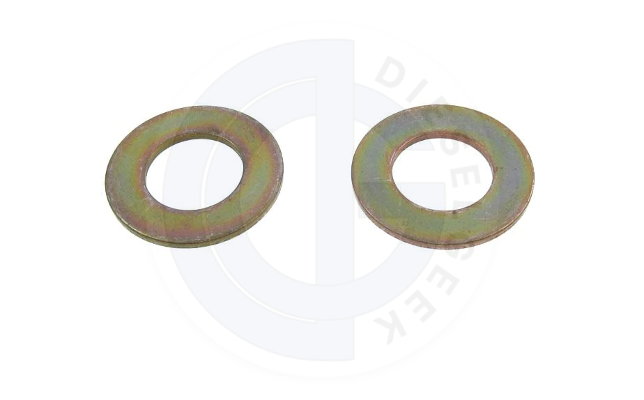 12mm Stainless Steel Flat Washers (Pack of 50) - Heavy Duty Metal Hardware for Plumbing, Automotive & DIY Projects