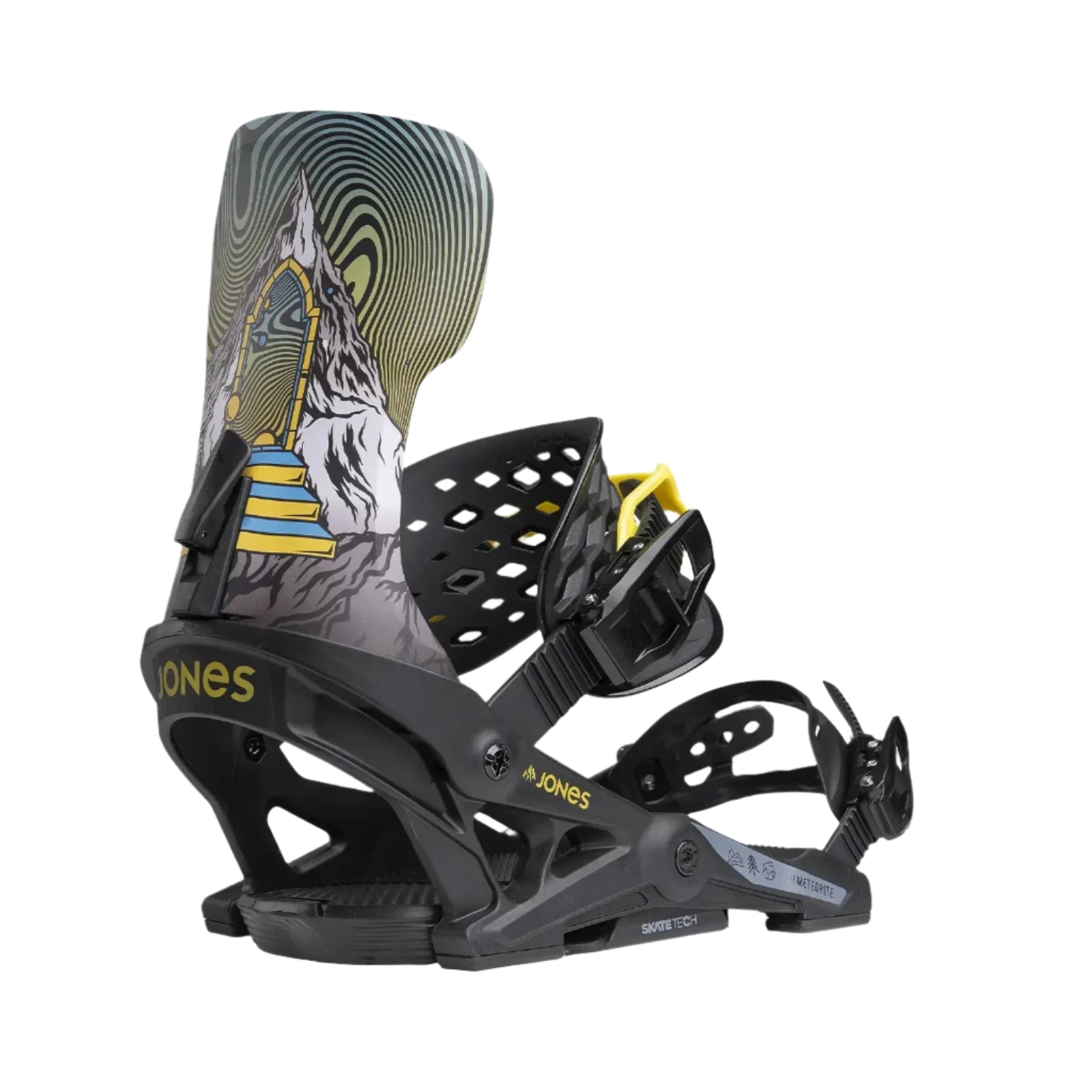 Jones Meteorite Snowboard Bindings 2025 - Lightweight & Responsive for All-Mountain Riding - Perfect for Freestyle, Powder & Park Performance