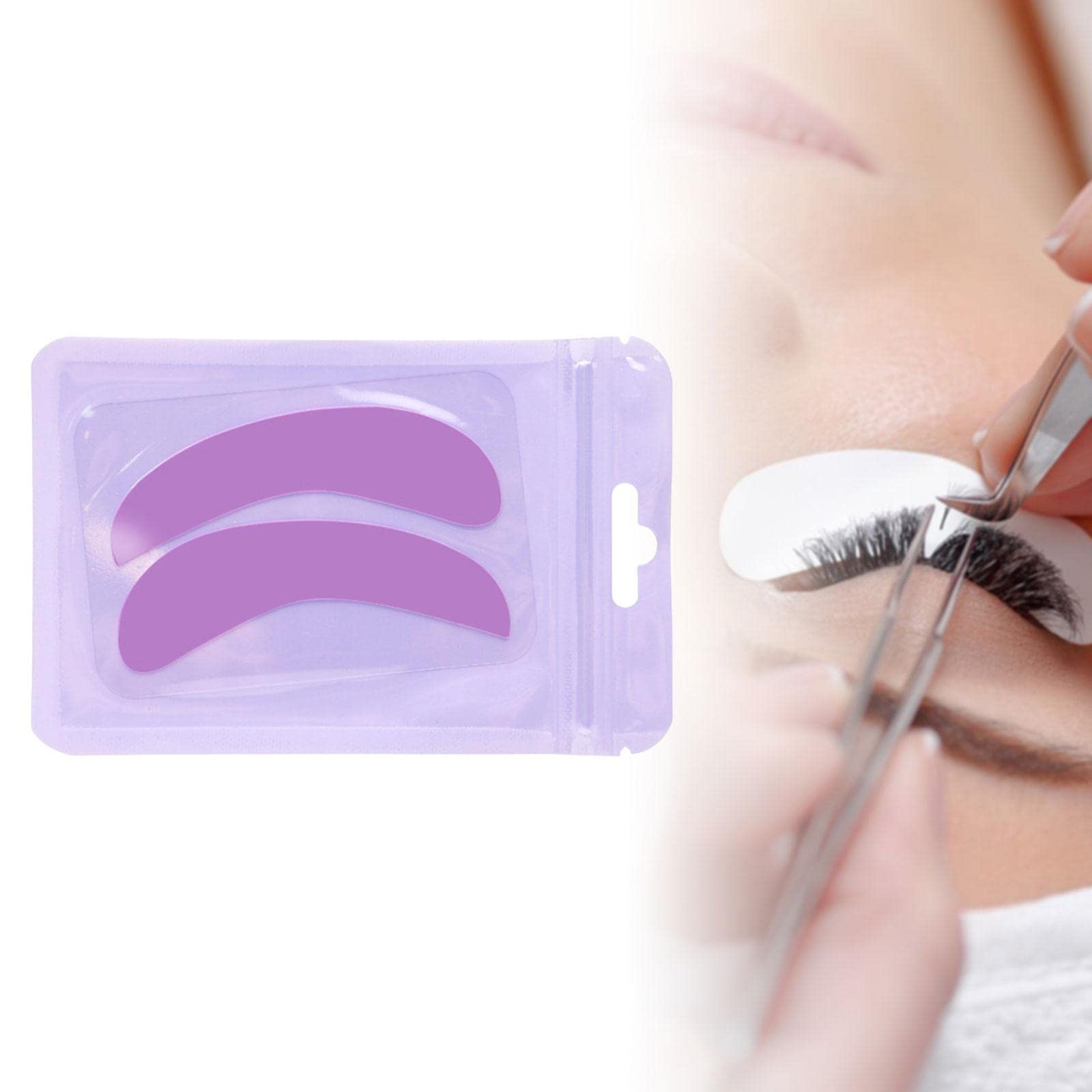 Fonowx Eyelash Perm Pads - DIY Lash Lifting Silicone Pads for Salon & Home Use, Purple Eyelash Perming Tool for Men & Women - Perfect for Lash Extensions, Volume Lashes & Natural Lash Enhancement