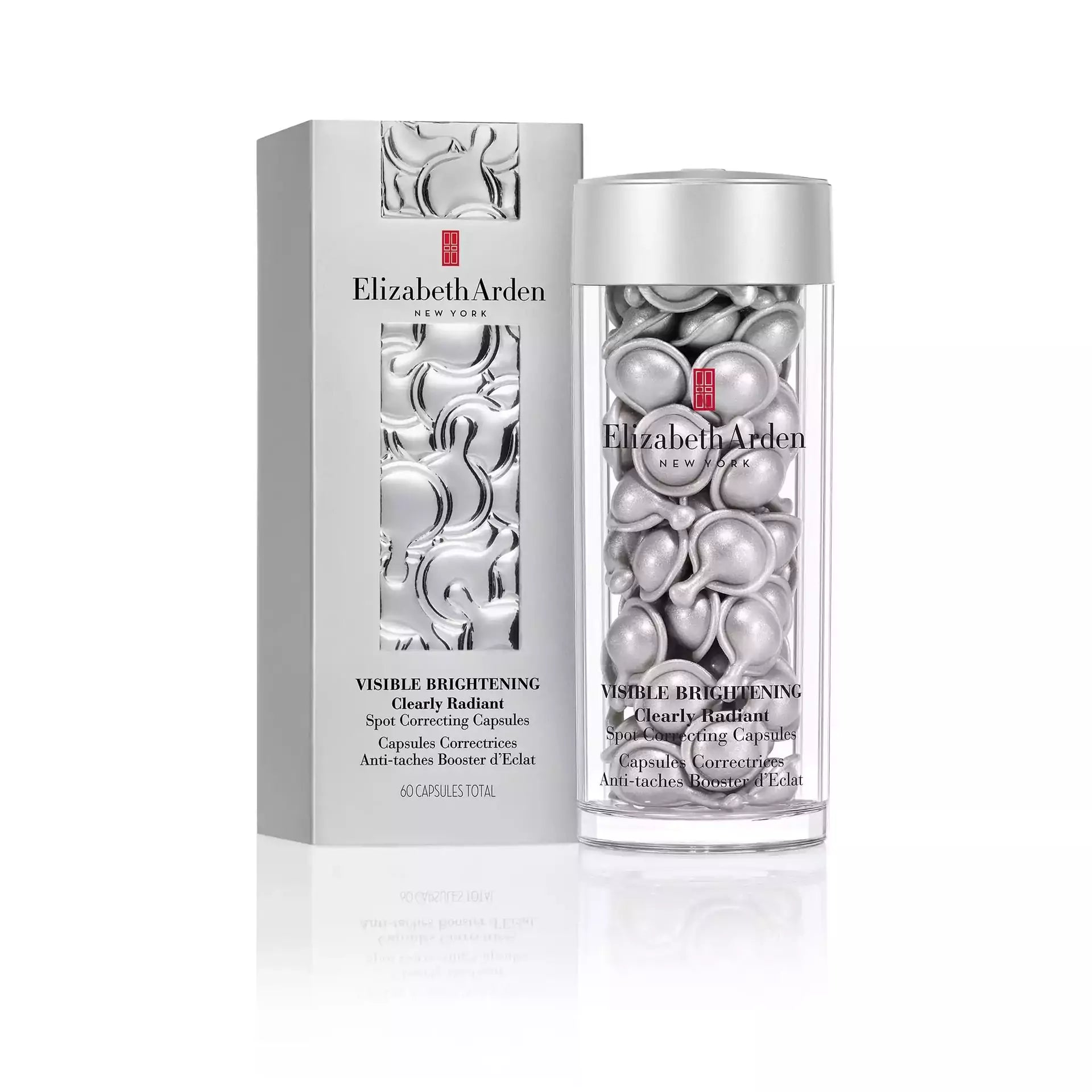 Visible Brightening Clearly Radiant Spot Correcting Capsules for Dark Spots & Hyperpigmentation - Brightening Serum for Face, Anti-Aging Skincare Treatment for Glowing Complexion - Perfect for Daily Skincare Routine & Nighttime Use