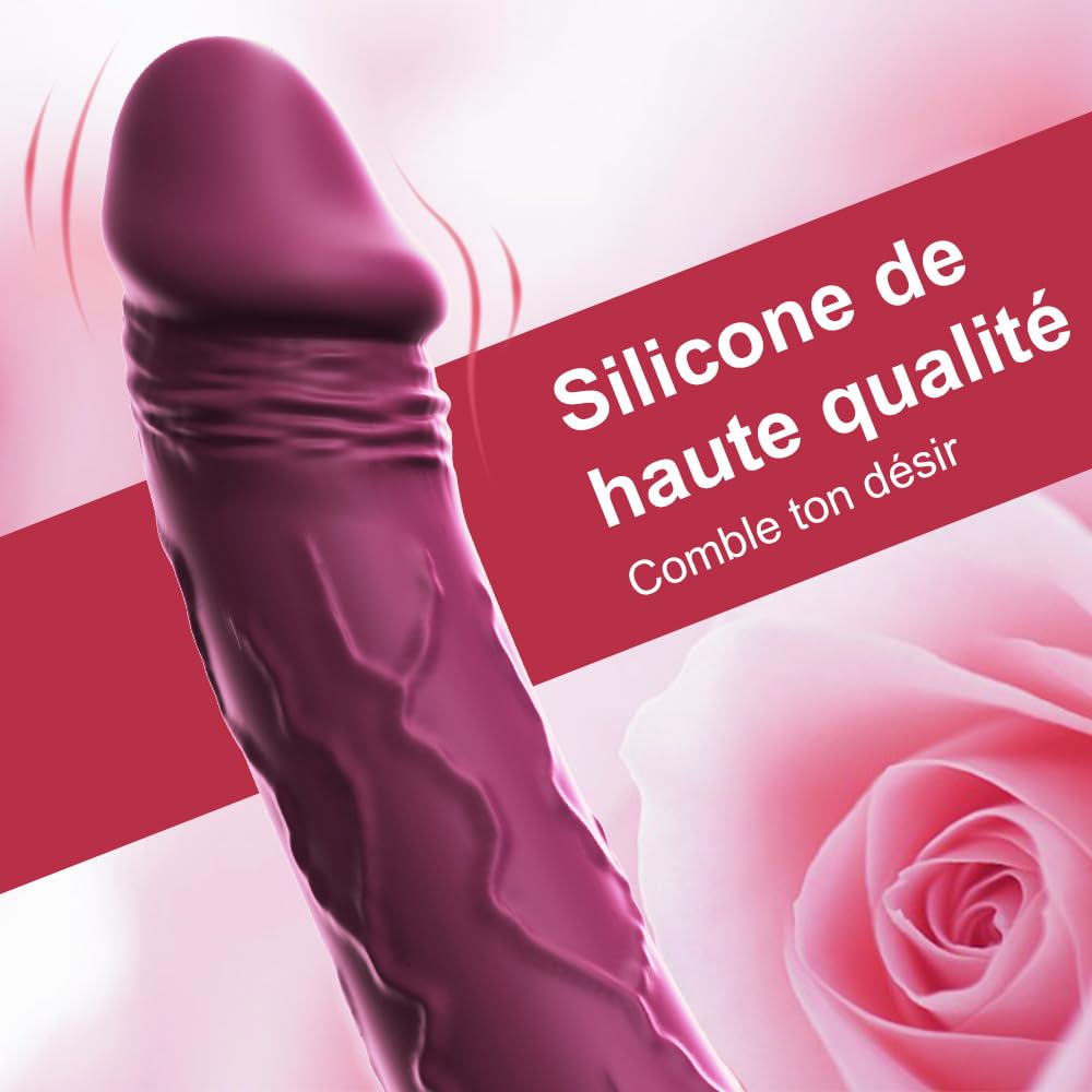 MEILEML Realistic Vibrating Sex Toys for Women & Men - 10 Powerful Modes, Clitoral Stimulator, Couples Adult Toys for Enhanced Pleasure | Perfect for Romantic Nights & Solo Play