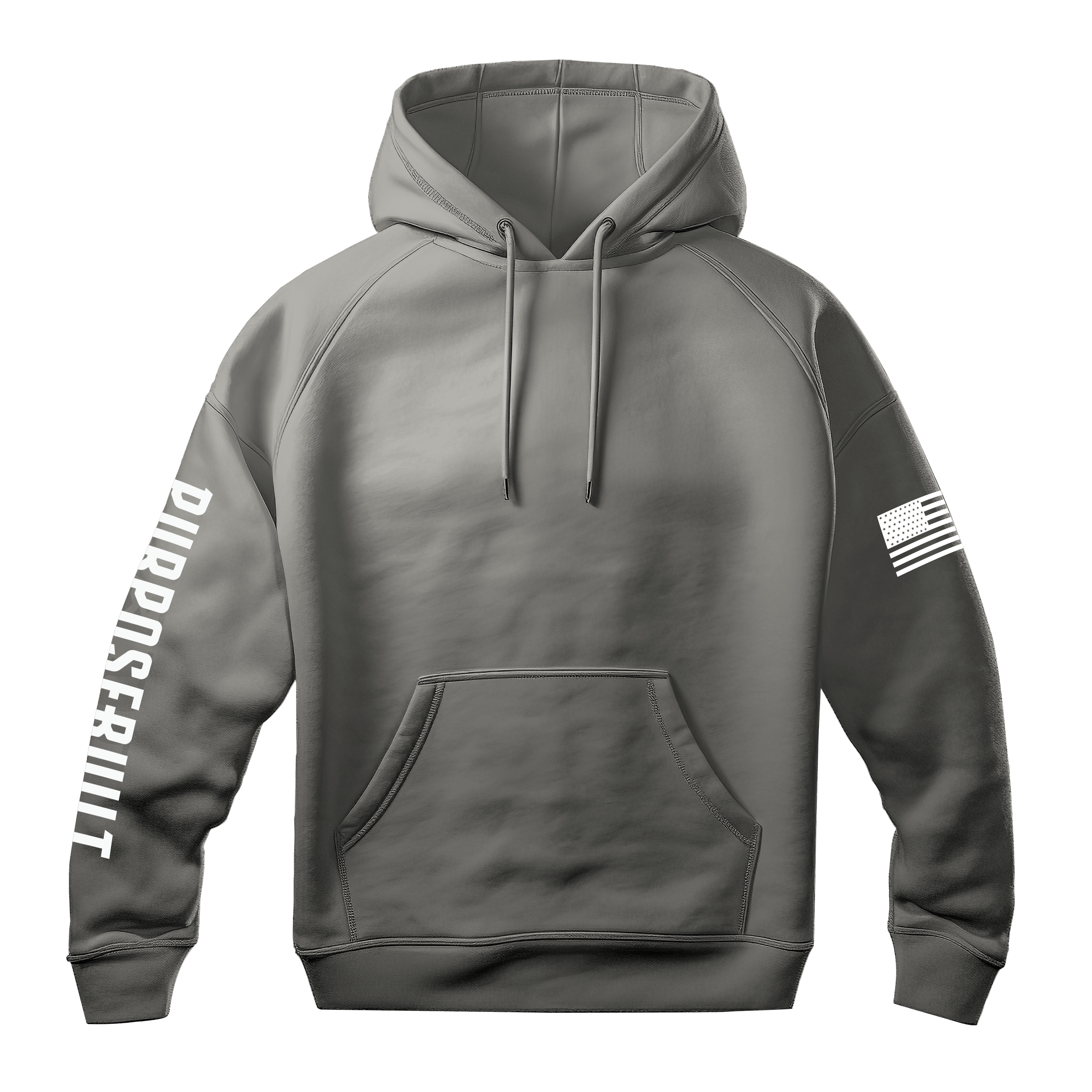 Premium PB Logo Hoodie for Men & Women - Soft Charcoal Cotton Pullover - Perfect for Casual Wear, Gym & Outdoor Activities