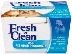 Fresh N Clean Solid Pet Odor Deodorizer - 6 oz | Long-Lasting Odor Eliminator for Dogs & Cats | Perfect for Litter Boxes, Pet Beds & Home Use