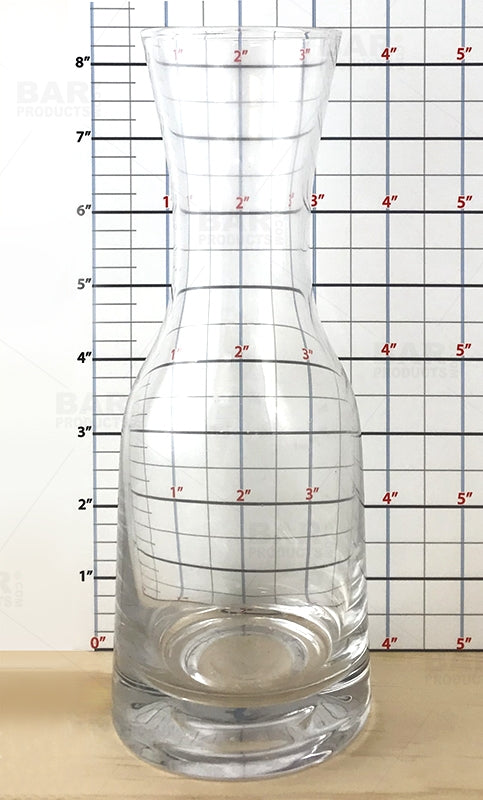 BarConic® 375ml Half Bottle Wine Carafe - Elegant Glass Decanter for Red, White & Rosé - Perfect for Dining, Gifting & Home Entertaining