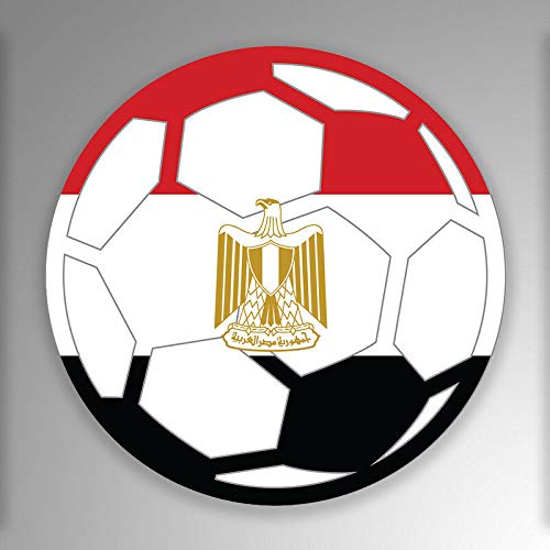 Egypt Soccer Ball Flag Vinyl Decal Sticker - Waterproof 5