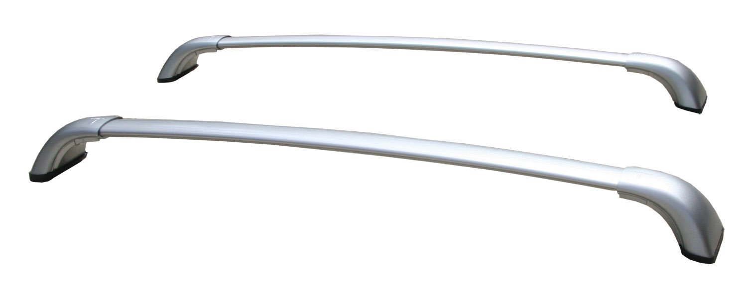 BRIGHTLINES Universal Roof Rack Cross Bars & Ski Rack Combo - Heavy Duty Aluminum Cargo Carrier for 2014-2019 Toyota Highlander XLE Limited (Silver) | Perfect for Road Trips, Camping Gear & Winter Sports Equipment