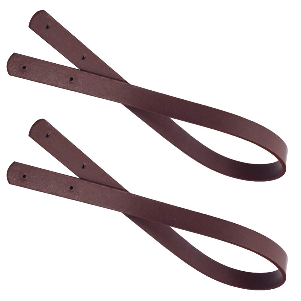 EXCEART 2PCS Leather Handbag Replacement Handles - 60CM Purse Strap for Handbags, Coin Bags & Wallets - Durable Shoulder Bag Accessories for Women's Fashion & DIY Repair Projects
