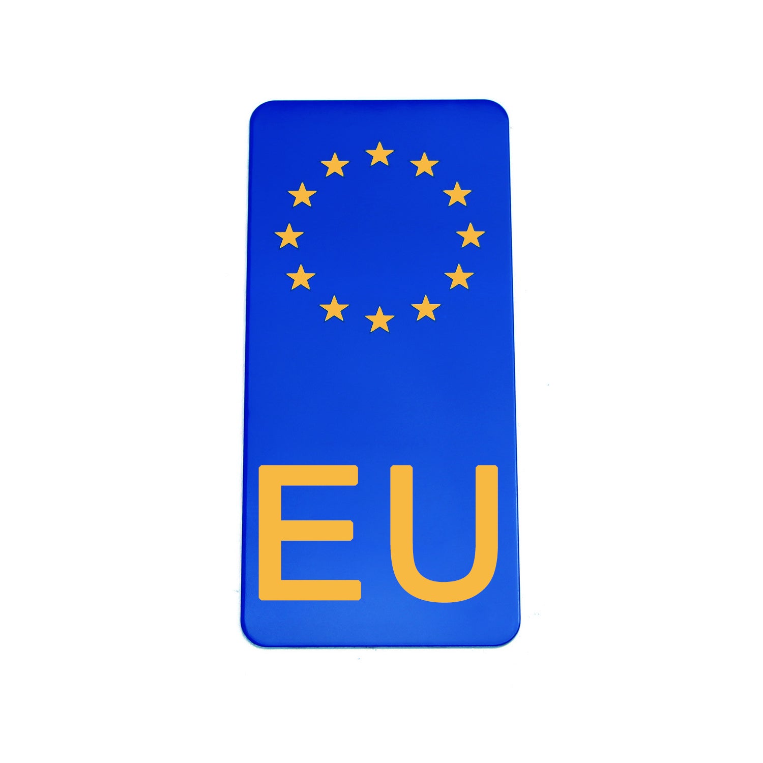 EU Euro Rear Bumper License Plate Sticker Badge - Durable Vinyl Decal for Cars, Trucks & SUVs - Perfect for European Car Enthusiasts & Show Vehicles