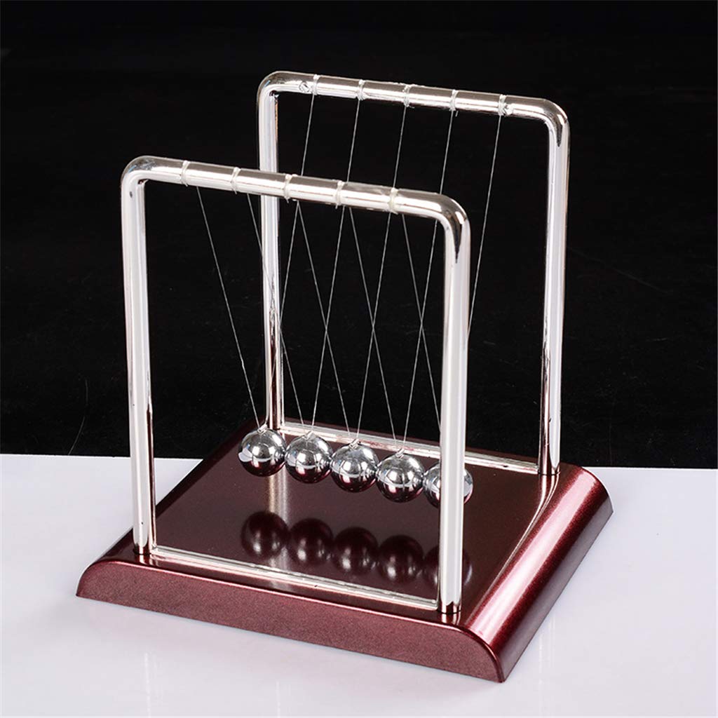 Newton's Cradle Steel Balance Ball - Physics Science Desk Toy for Office & Home Decor