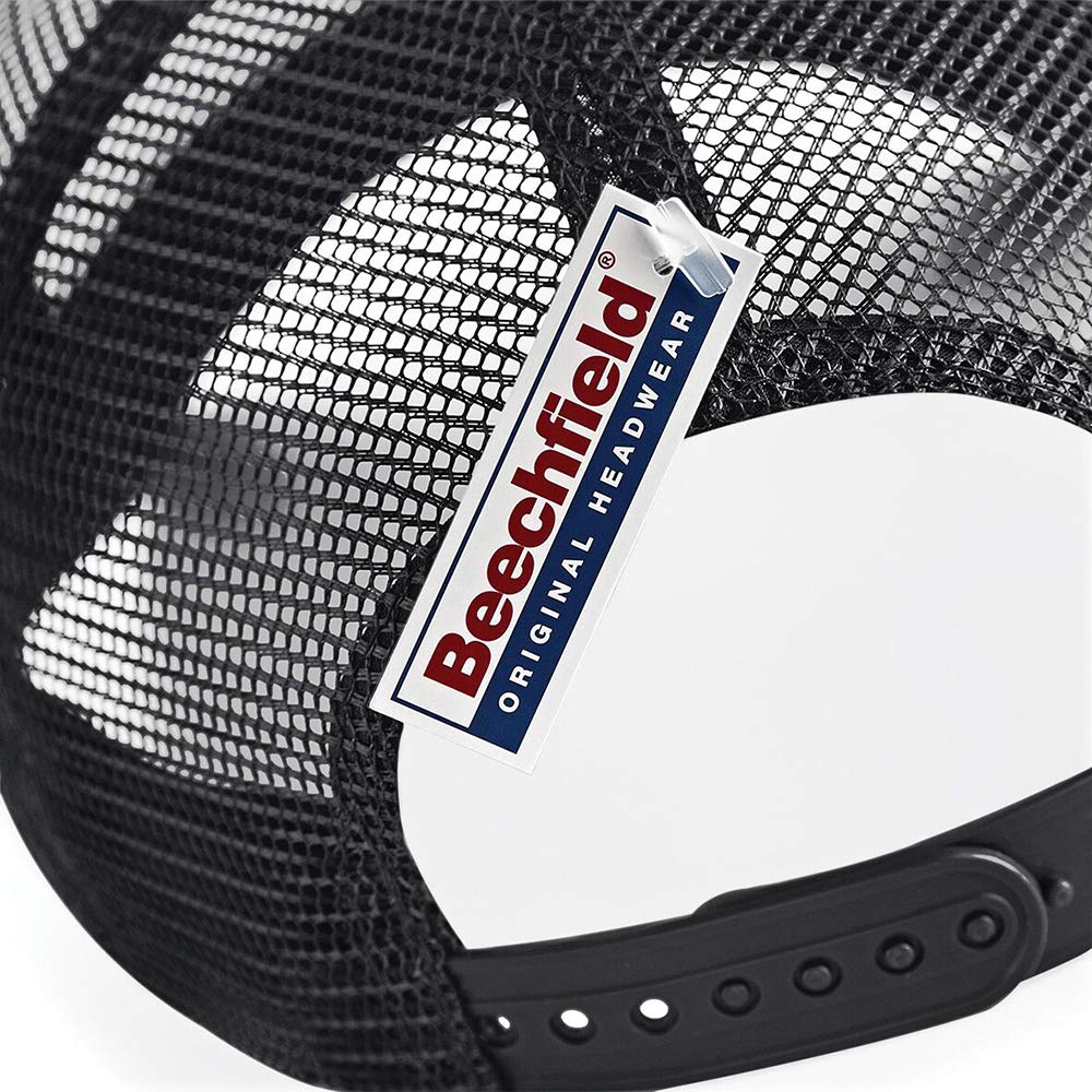 Men's Half Mesh Trucker Cap - Adjustable One Size Fits Most - Black & Fuchsia for Outdoor Sports, Hiking, and Casual Wear