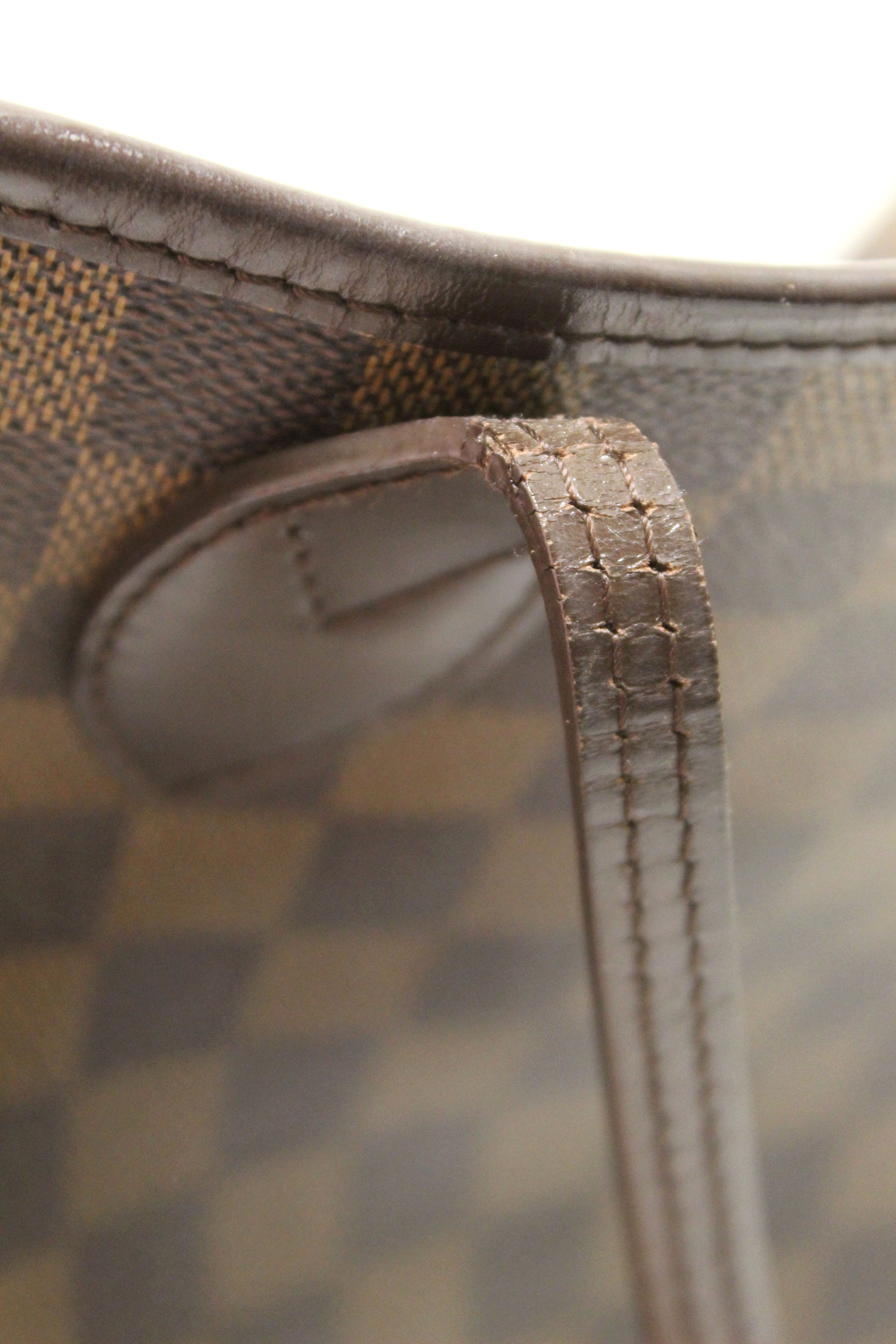 Authentic Louis Vuitton Damier Ebene Canvas Neverfull MM Shoulder Tote Bag - Luxury Handbag for Women, Spacious Designer Tote for Work, Travel & Everyday Use