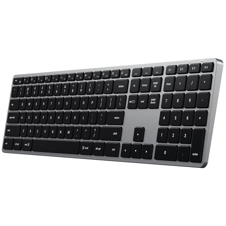 Satechi Slim X3 Bluetooth Keyboard - Wireless, Compact & Ergonomic Design for Mac, iPad, iPhone - Perfect for Home Office, Travel & Remote Work