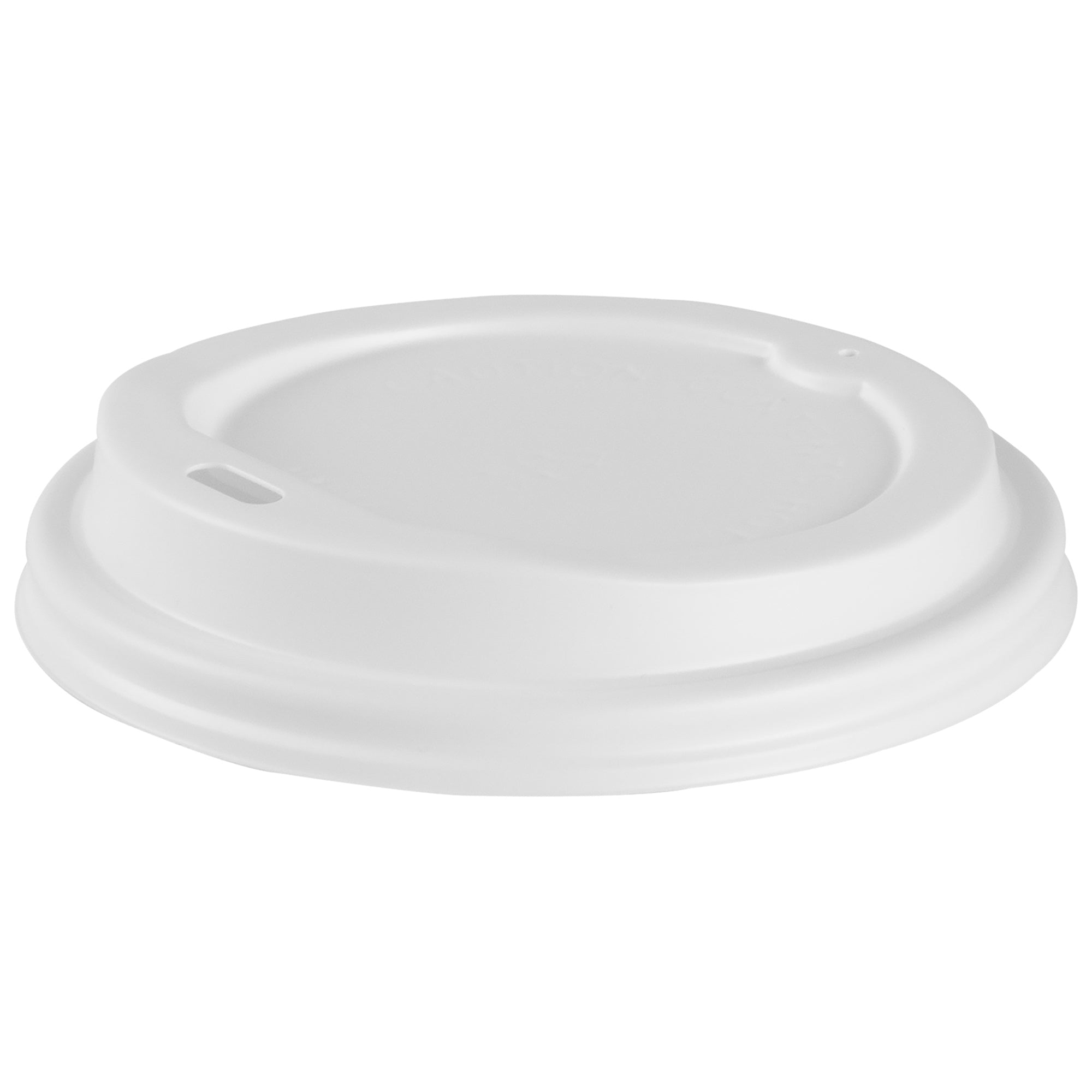 12 oz Light Pink Ripple Wall Paper Coffee Cups with White Lids - 3.5