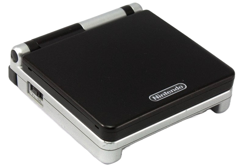Original Nintendo Game Boy Advance SP Platinum & Onyx Limited Edition - Retro Handheld Gaming Console for Kids & Adults - Perfect for Travel, Gifts & Nostalgic Gaming