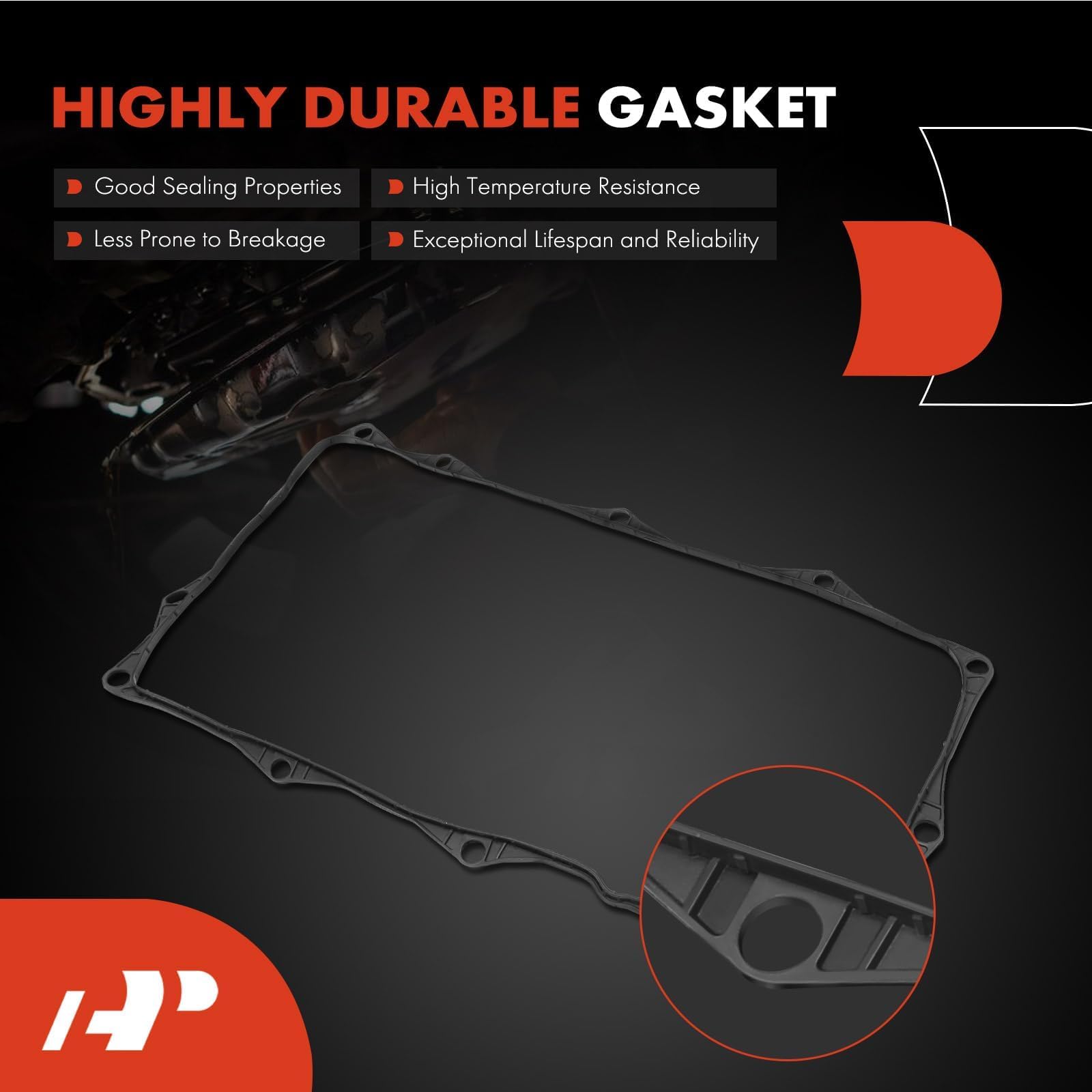 Premium Transmission Oil Pan with Gasket & Drain Plug - Compatible with Ram 1500/2500/3500, Jeep Grand Cherokee, Dodge Charger/Challenger, Chrysler 300 - Fits 8-Speed Automatic Transmission - Perfect for Transmission Fluid Changes & Maintenance