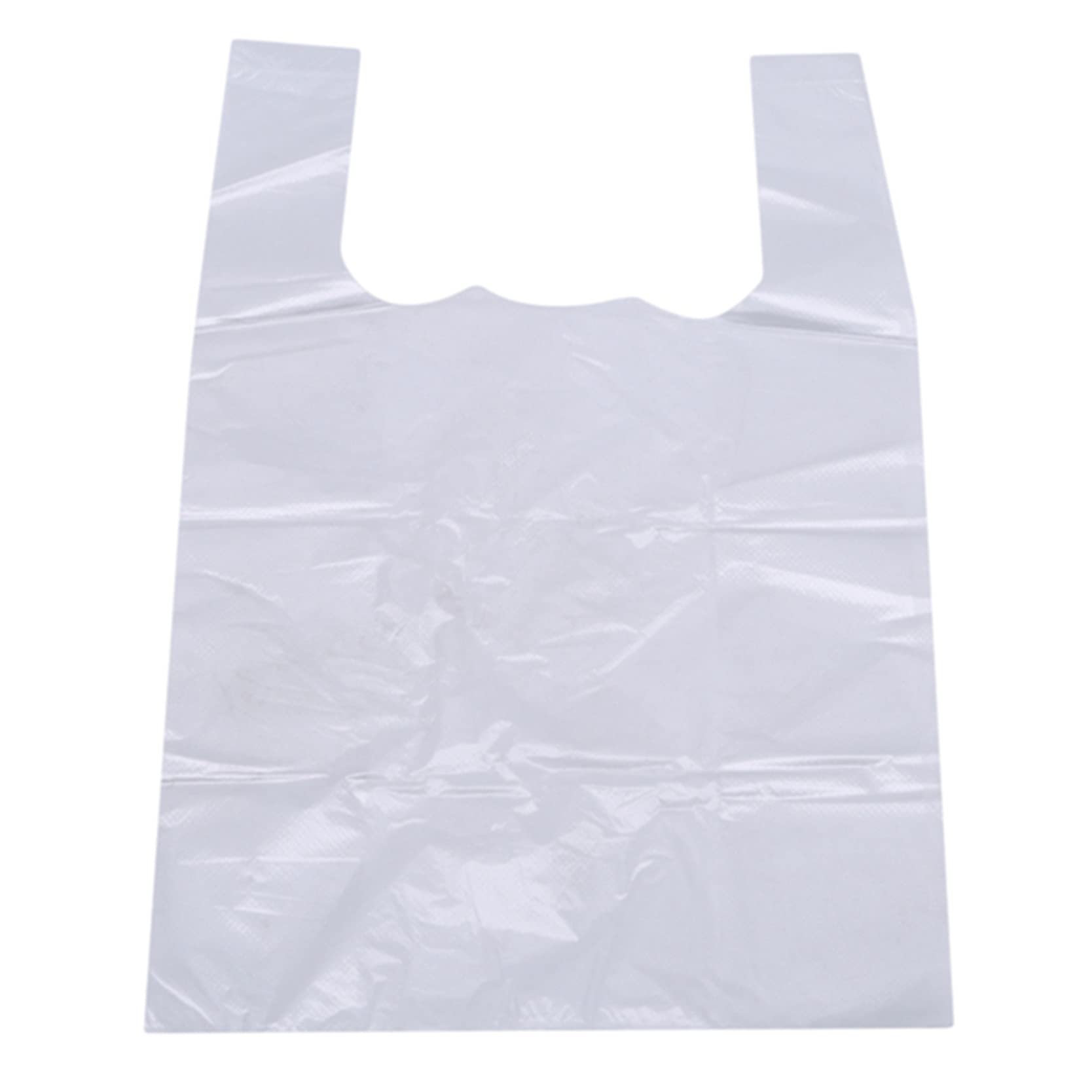 100PCS Biodegradable Eco-Friendly Grocery Bags - Reusable Supermarket Shopping Bags (15x26cm) for Groceries, Farmers Market & Bulk Shopping | Durable & Sustainable Plastic Alternative