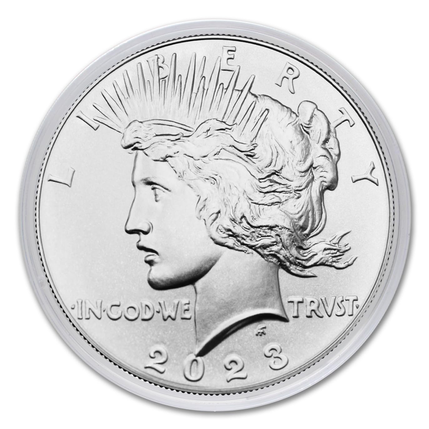 2023 1 oz Silver Peace Dollar Coin BU - Brilliant Uncirculated in Protective Capsule with COA & Gov't Packaging | Collectible Silver Dollar for Investors & Coin Enthusiasts | Perfect for Gifts, Collections & Precious Metal Portfolios
