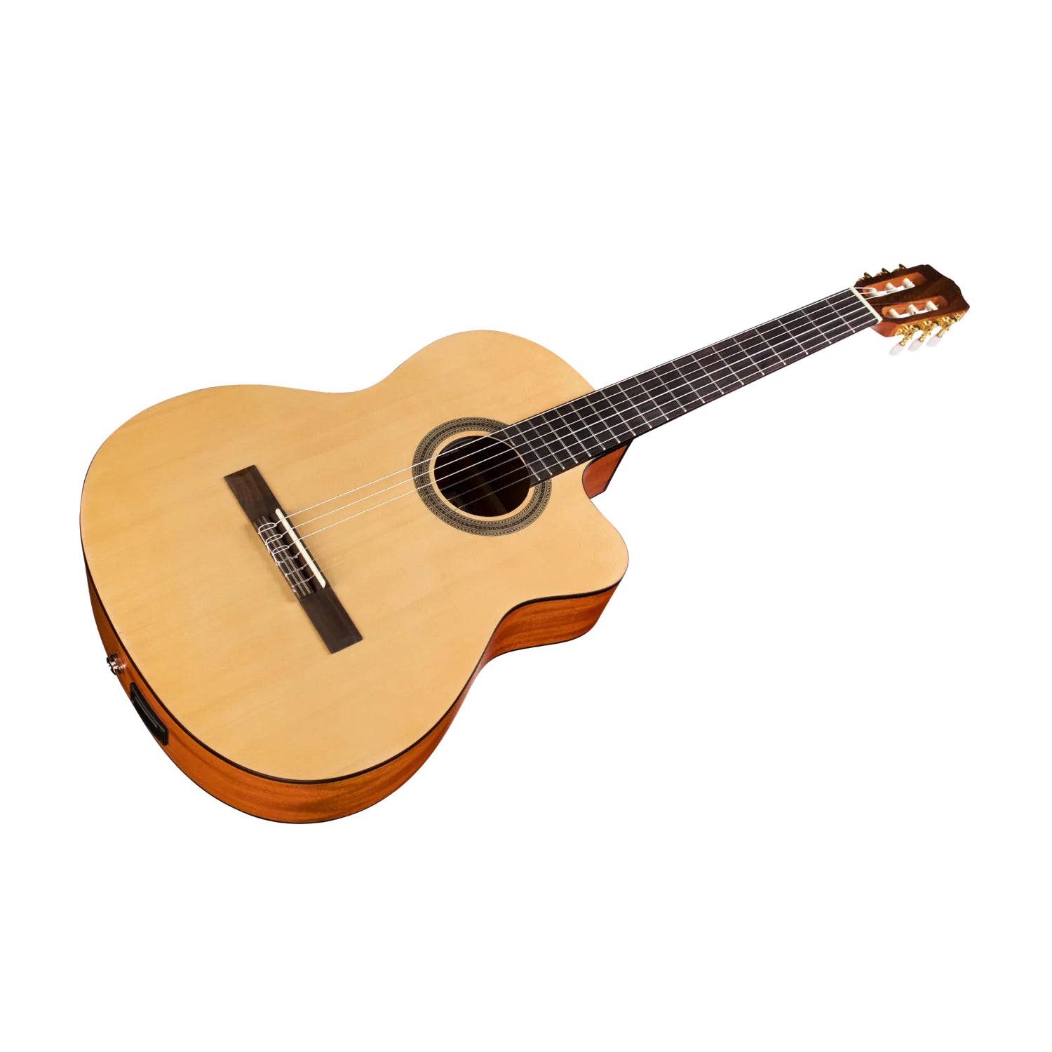 Córdoba Protégé C1M CE Acoustic Guitar - Natural Finish, Spruce Top, Mahogany Back & Sides - Perfect for Beginners, Travel & Live Performances
