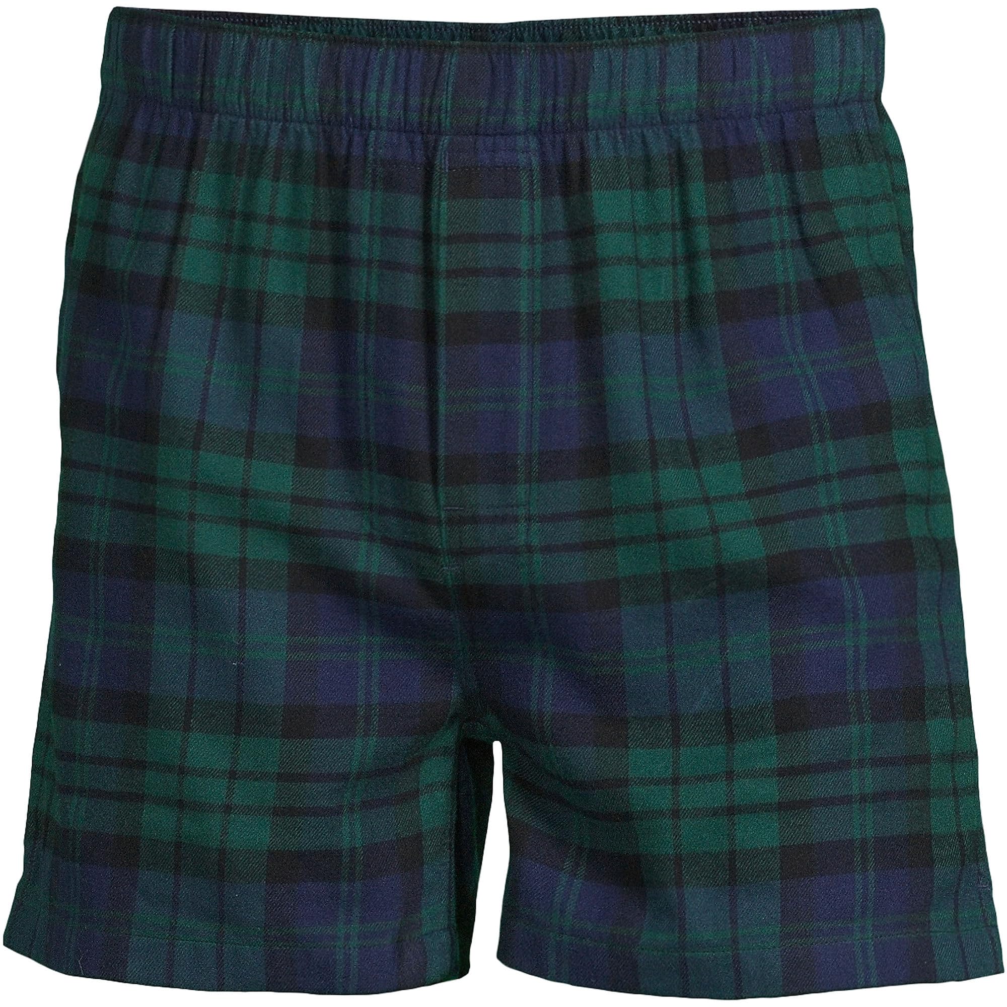 Lands' End Men's Classic Fit Flannel Boxers - Soft & Breathable Cotton Underwear for Everyday Comfort | Perfect for Lounging, Sleeping & Casual Wear