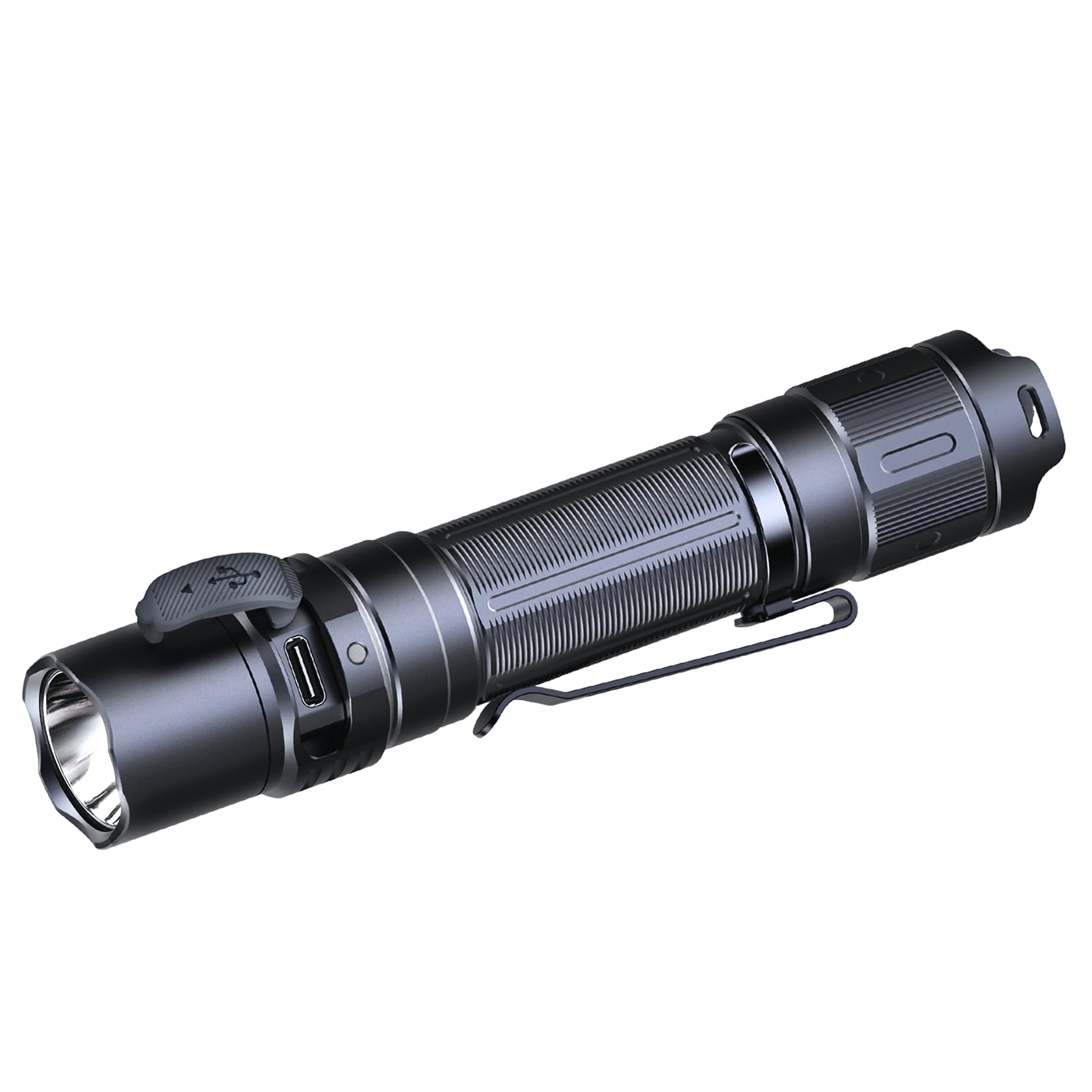 Fenix PD35R USB-C Rechargeable Tactical Flashlight - 1700 Lumens High Power, Includes 2 Batteries & LumenTac Case - Perfect for Camping, Hiking, Emergency and Outdoor Adventures