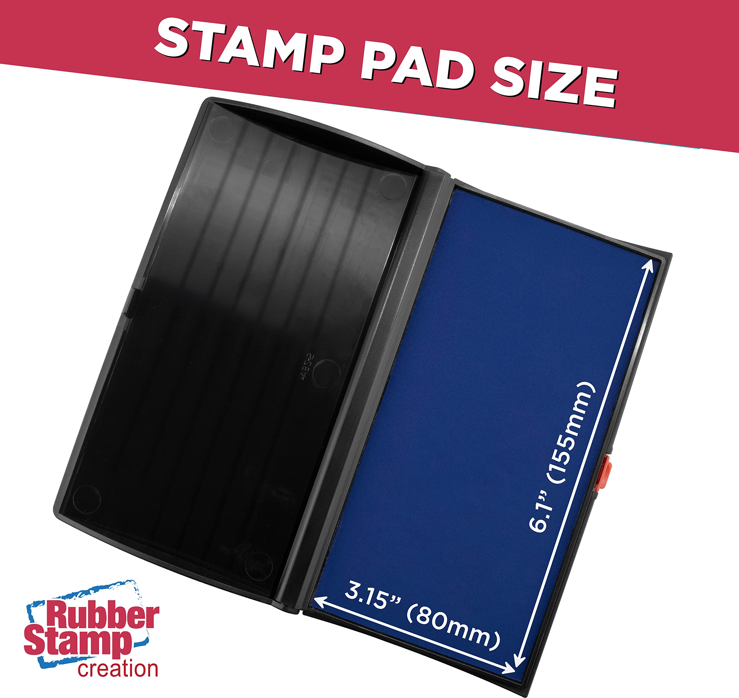 Premium Large Blue Ink Stamp Pad - 3