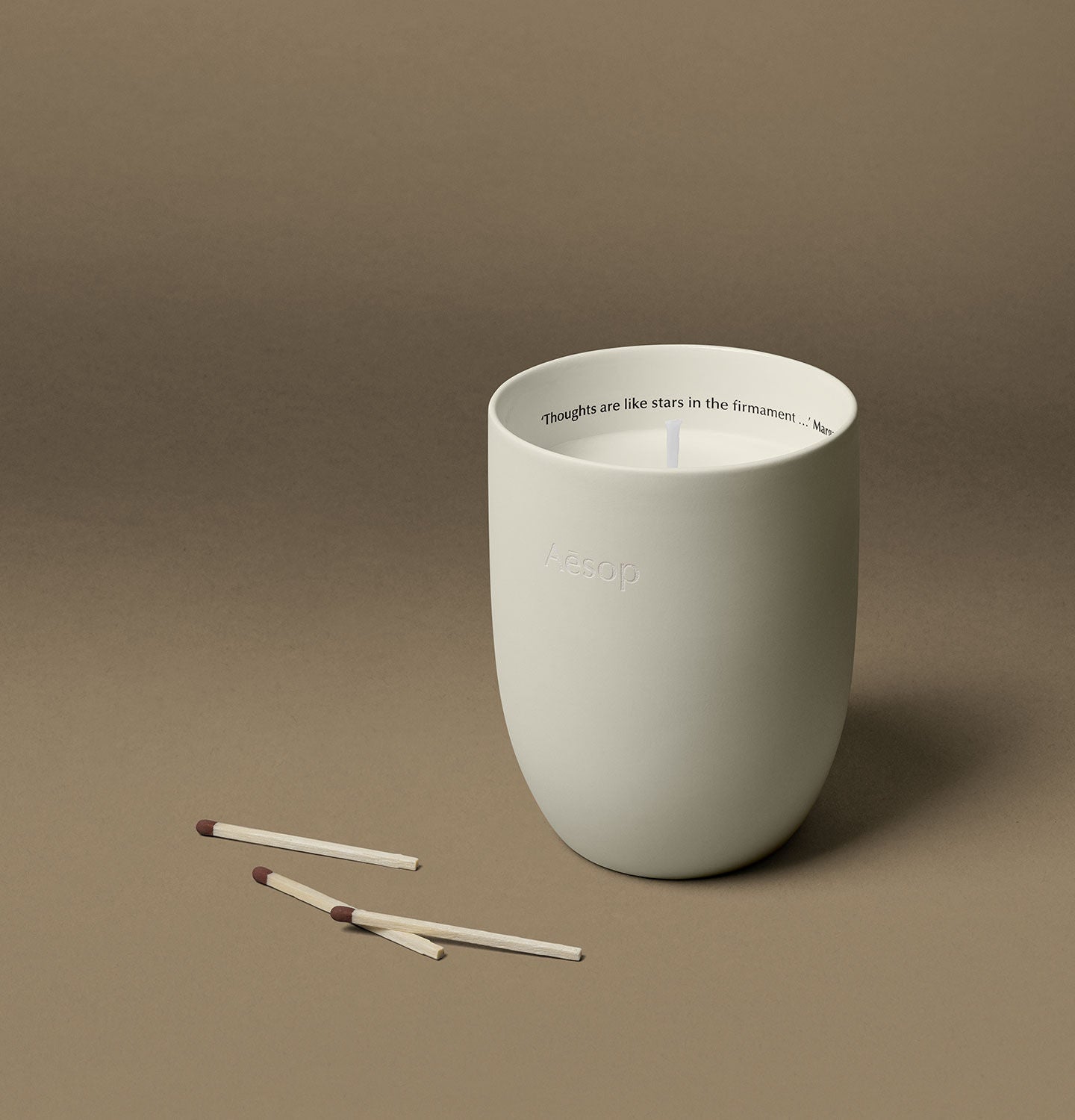 Aesop Aganice Aromatherapy Candle - Handmade Soy Wax Candle with Lavender & Bergamot Scents - Perfect for Relaxation, Meditation & Home Decor