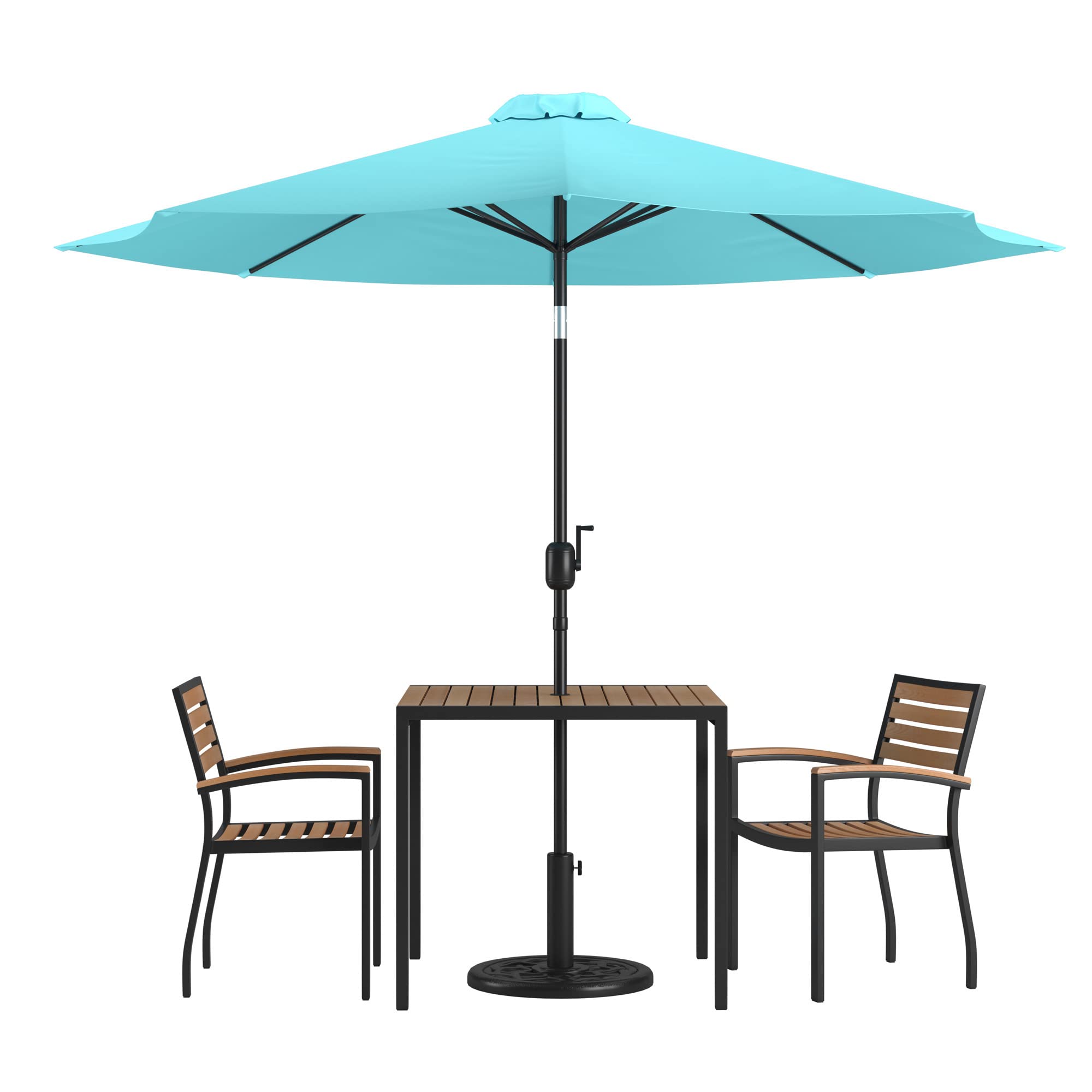 Flash Furniture 5-Piece Outdoor Patio Dining Set - 35