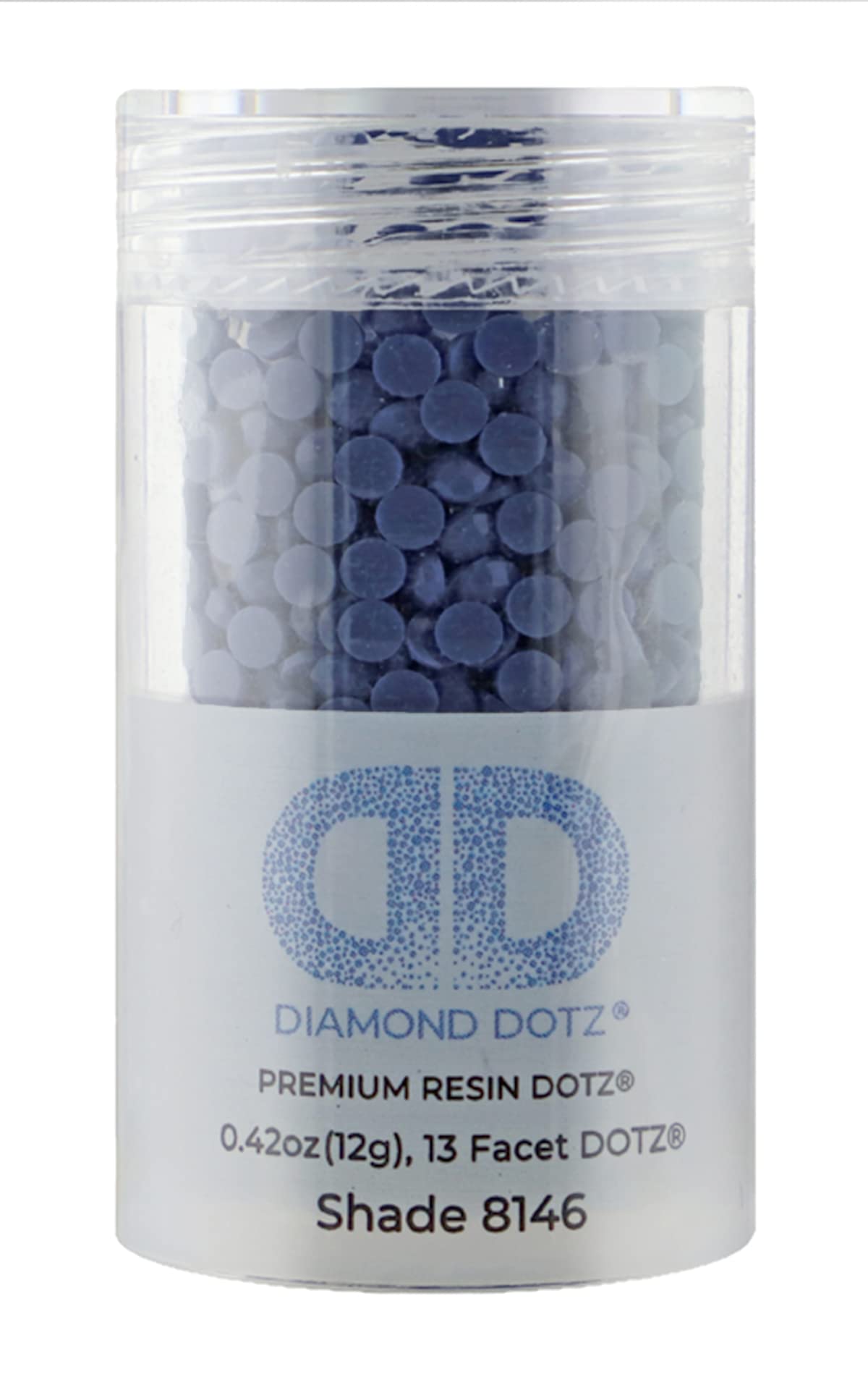 Premium 2.8mm 12G Dark Blue Grey Diamond Dotz Beads - DIY Diamond Painting Replacement Drills, Loose Gems for Art Projects & Craft Kits | Perfect for Home Decor, Scrapbooking, and Creative Gift Making