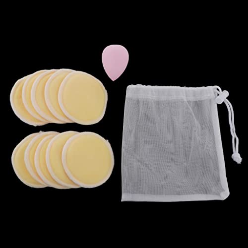 Eco-Friendly Reusable Makeup Remover Wipes - Soft Bamboo Cotton Rounds for Gentle Facial Cleansing (20-Pack) | Perfect for Travel, Daily Skincare & Sustainable Beauty Routine